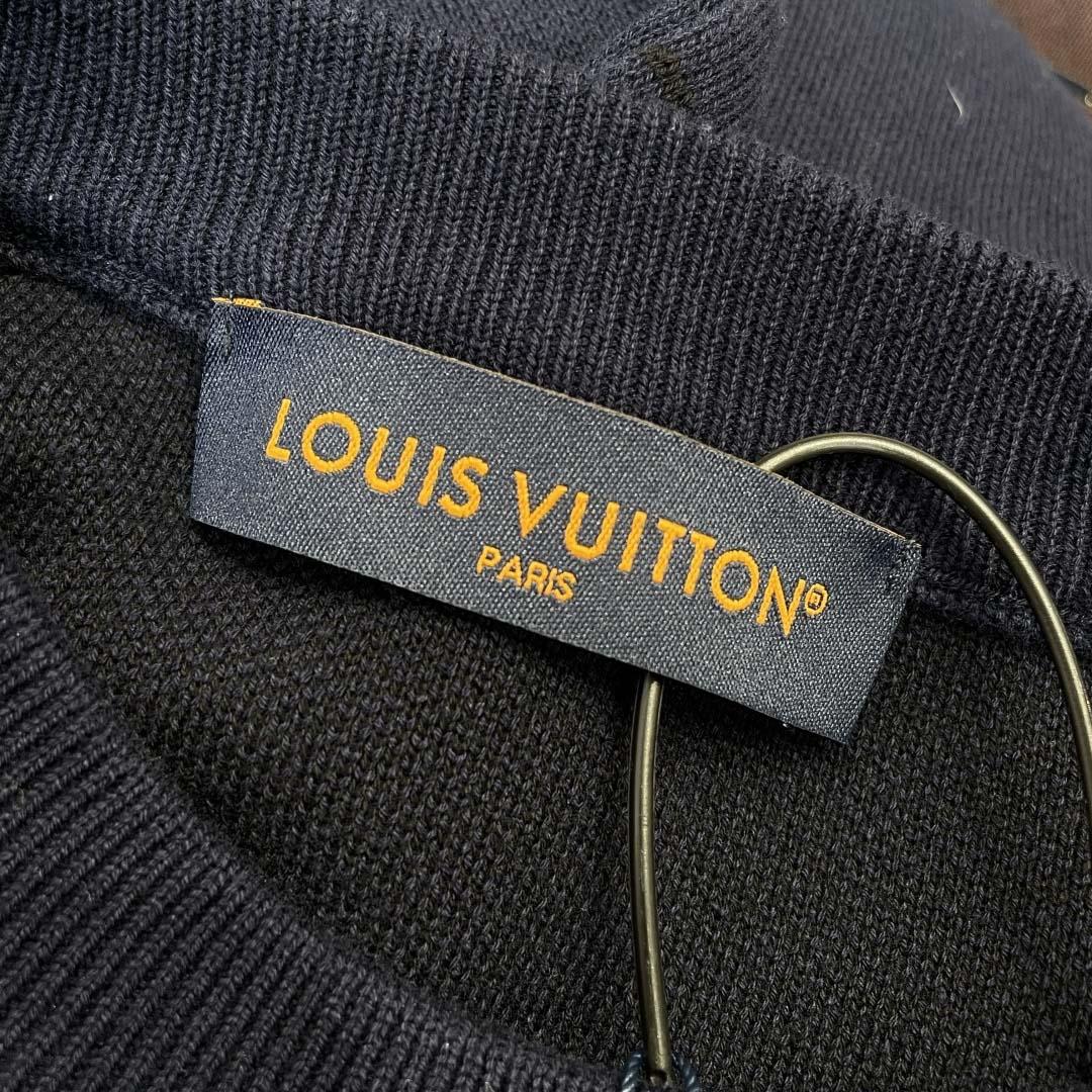 Louis Vuitton LV Blason Long-Sleeved Crewneck - DopestKickz