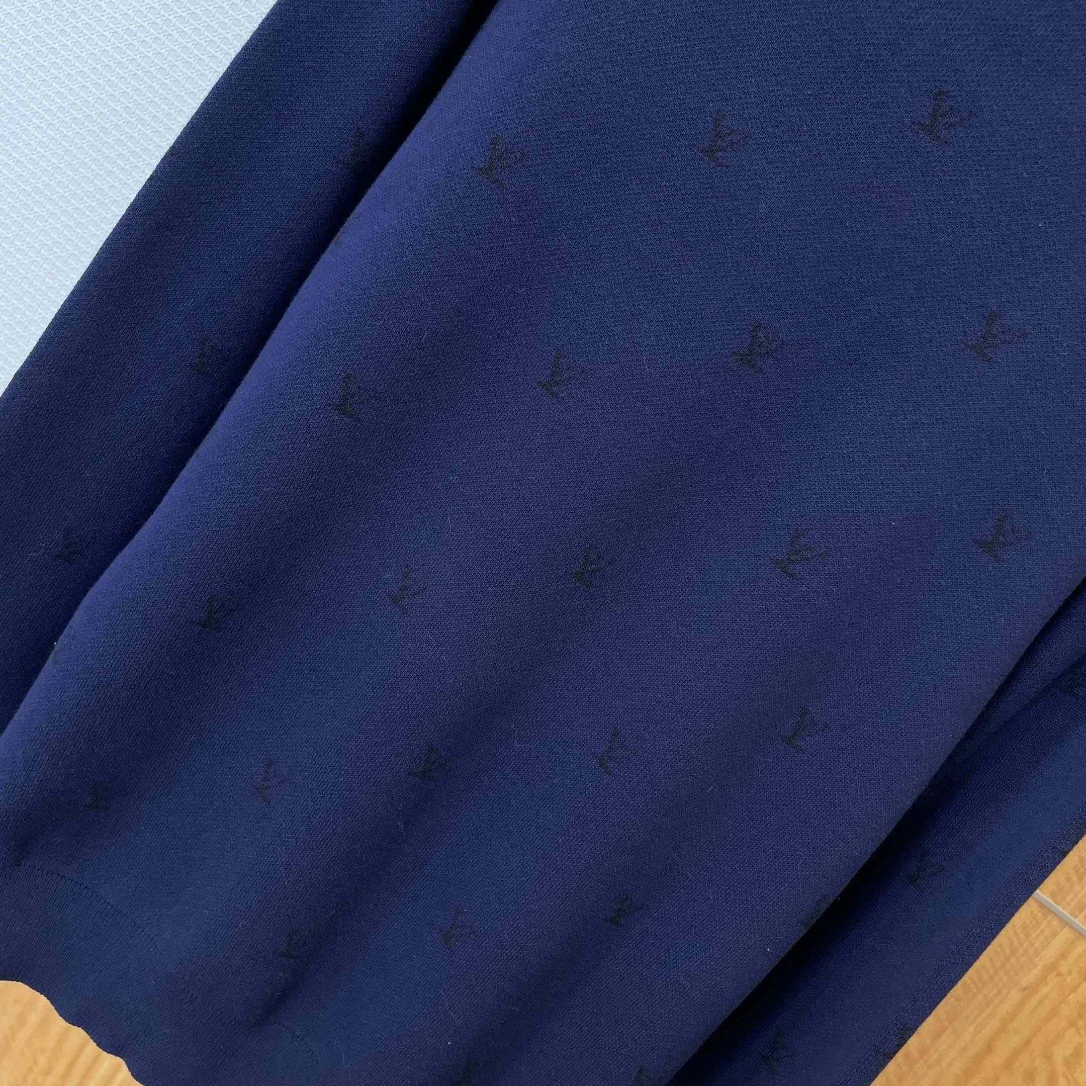 Louis Vuitton LV Blason Long-Sleeved Crewneck - DopestKickz