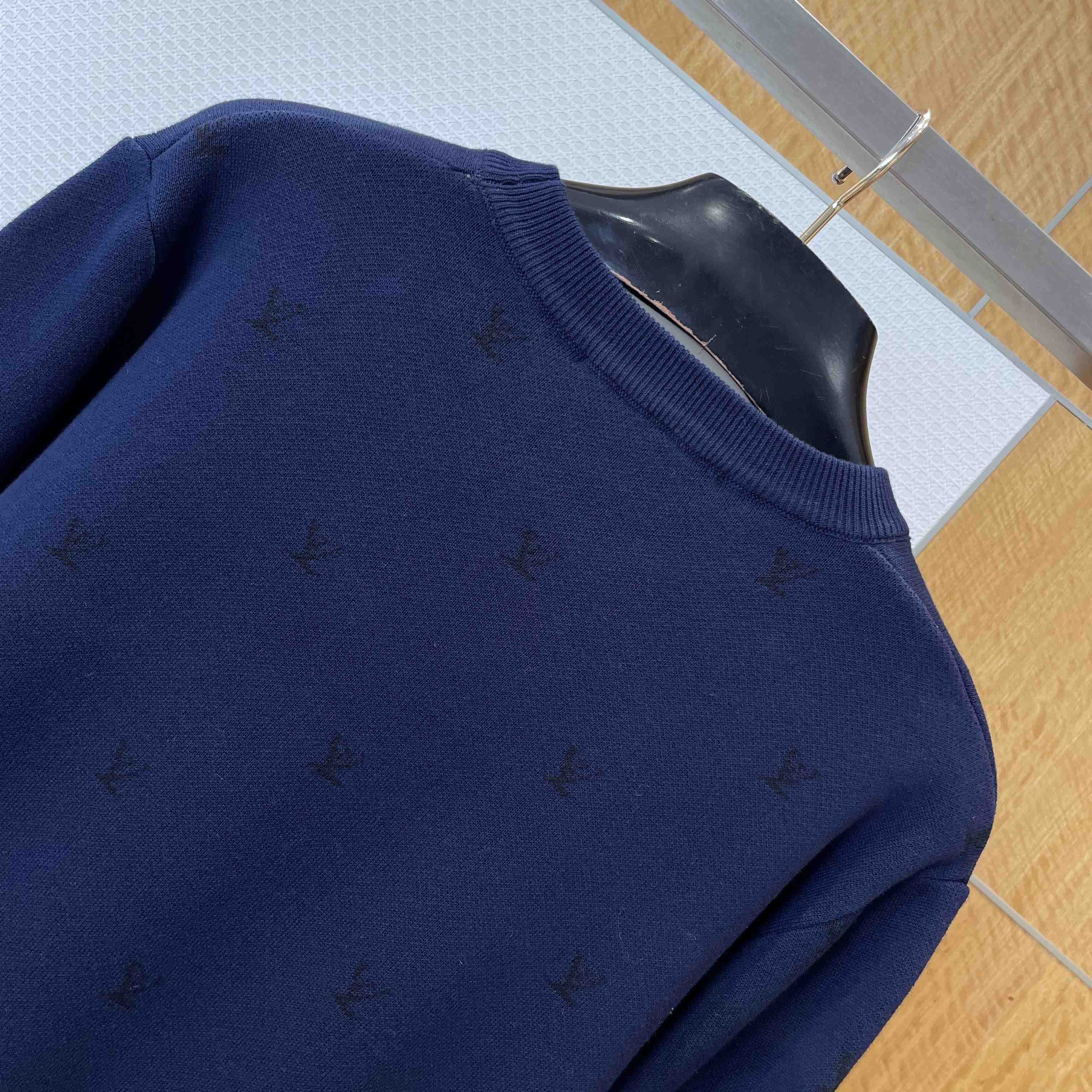 Louis Vuitton LV Blason Long-Sleeved Crewneck - DopestKickz