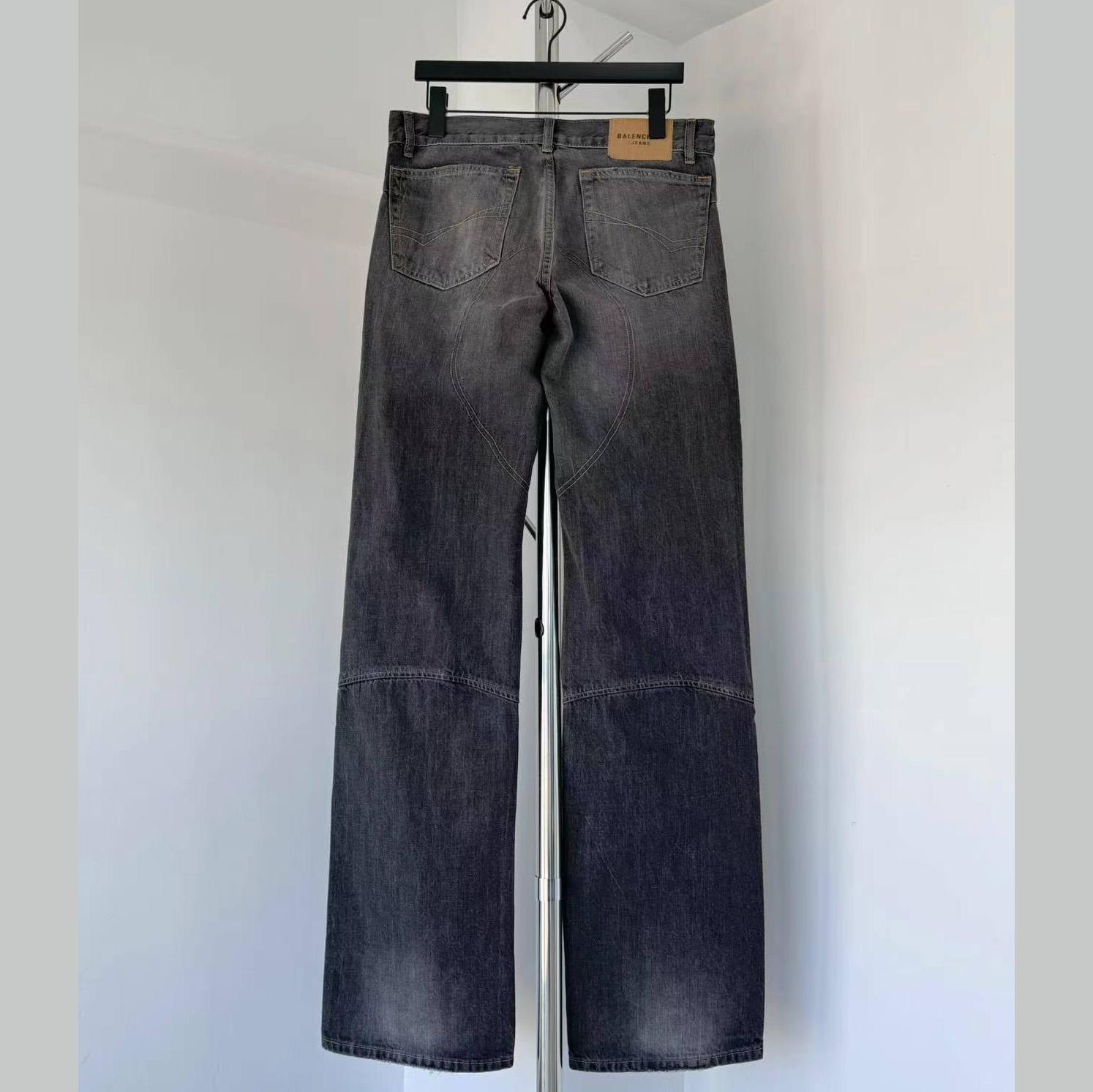 Balenciaga Fitted Low Rise Bootcut Jeans - DopestKickz