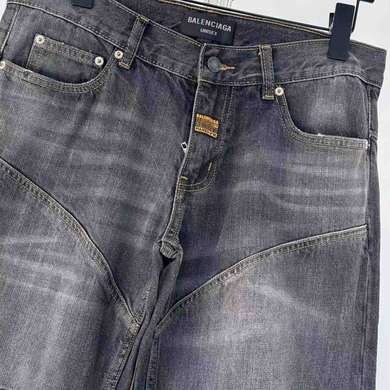 Balenciaga Fitted Low Rise Bootcut Jeans - DopestKickz