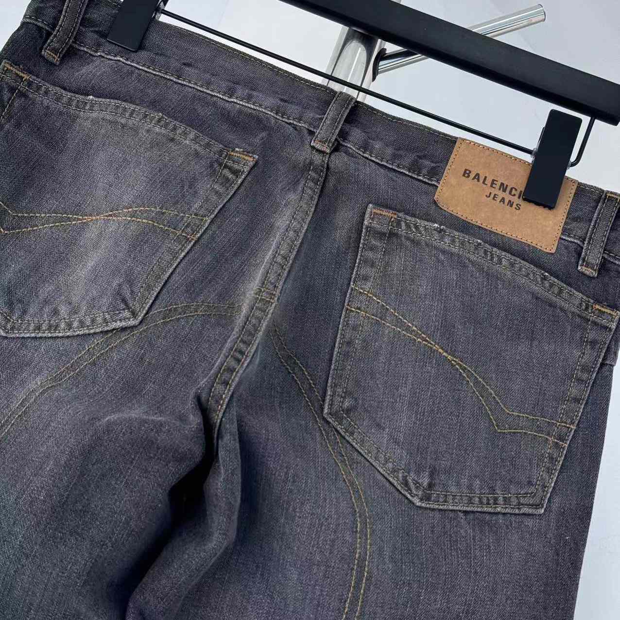 Balenciaga Fitted Low Rise Bootcut Jeans - DopestKickz