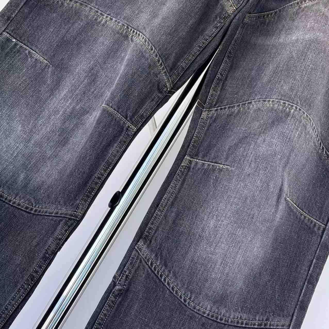 Balenciaga Fitted Low Rise Bootcut Jeans - DopestKickz