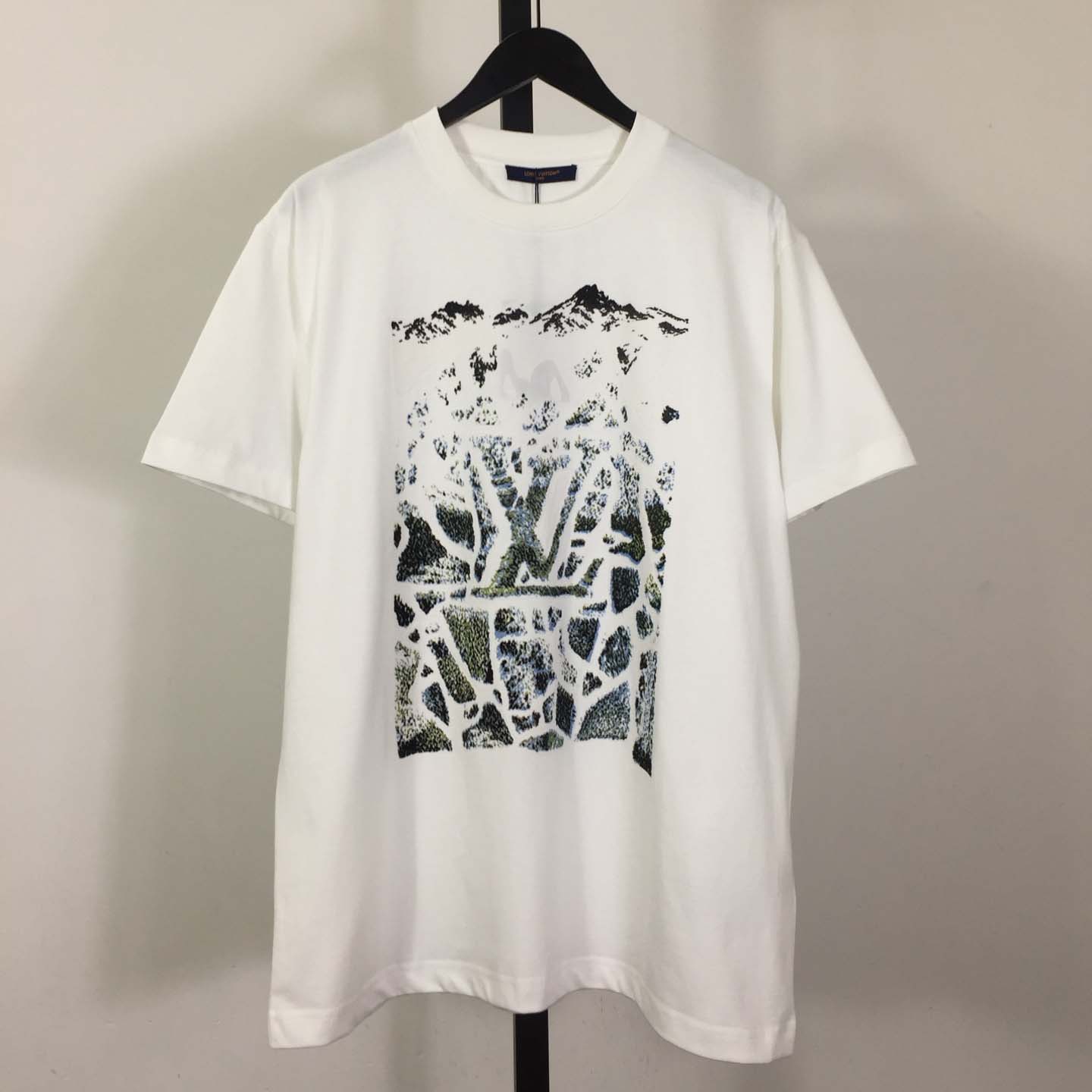 Louis Vuitton Velvet Jacquard Short-Sleeved T-Shirt - DopestKickz