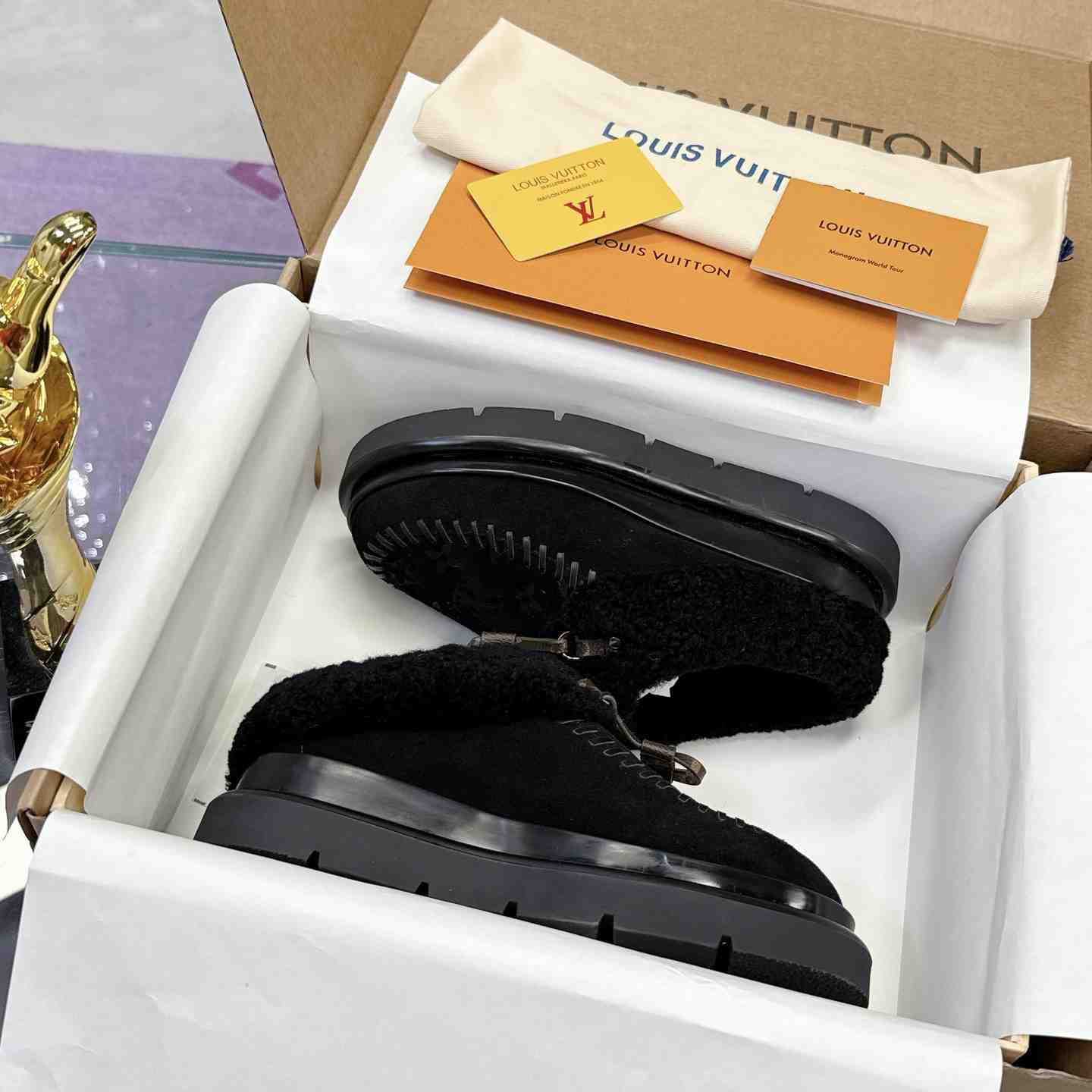 Louis Vuitton Cortina Ankle Boot    - DopestKickz