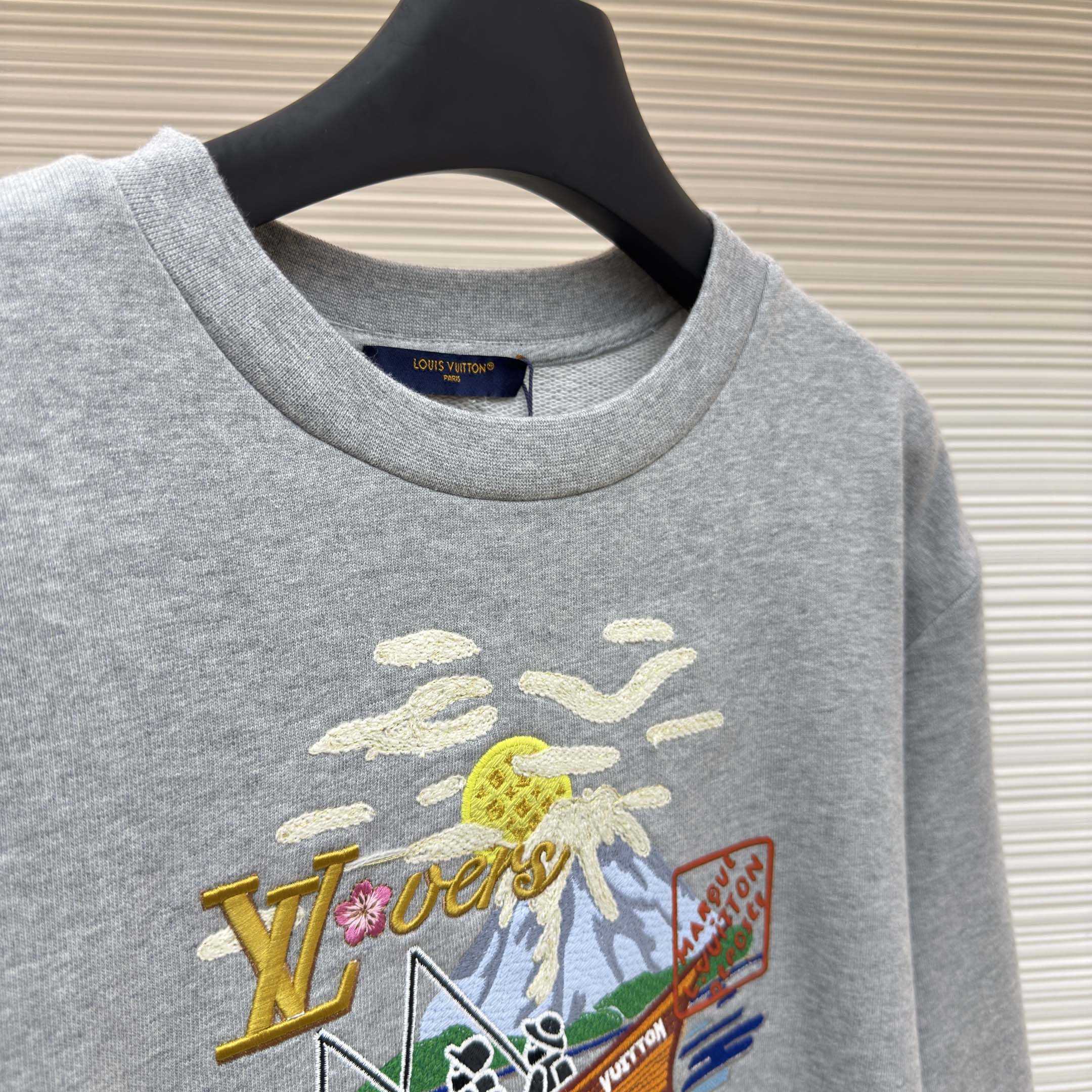 Louis Vuitton Embroidered Sweatshirt  - DopestKickz