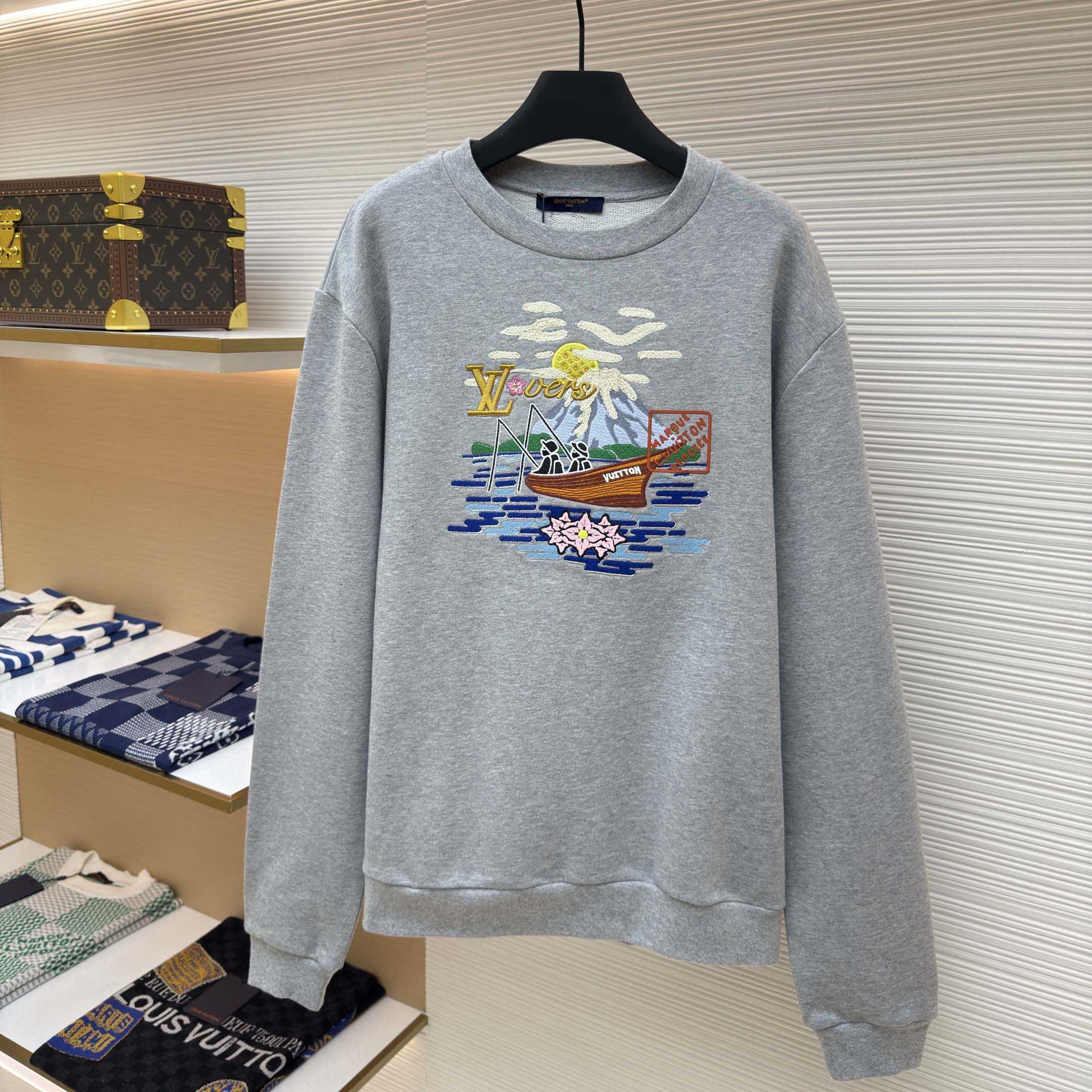Louis Vuitton Embroidered Sweatshirt  - DopestKickz