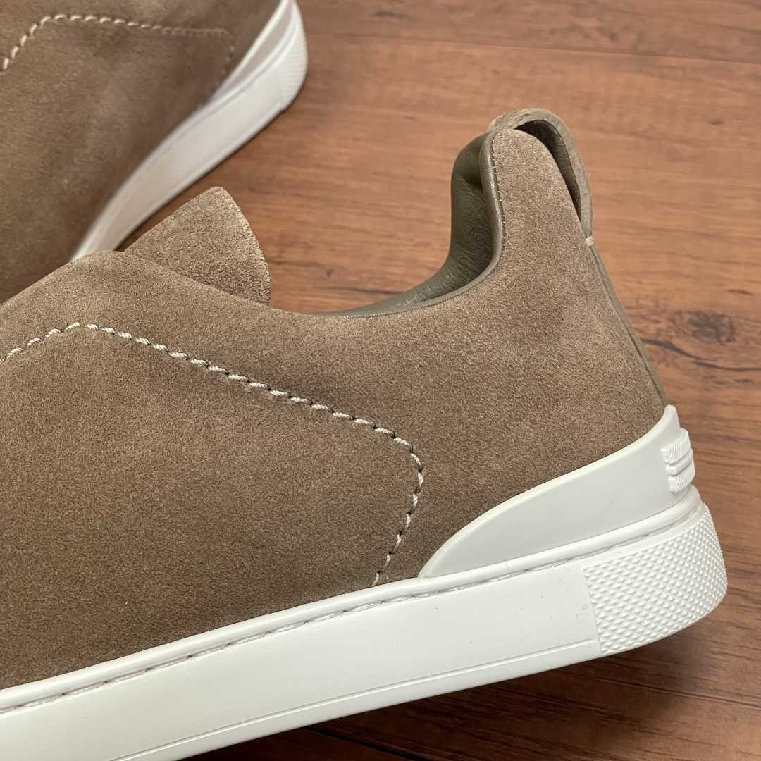 Zegna Suede Triple Stitch™ Sneakers - DopestKickz