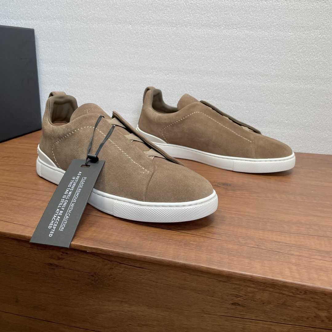 Zegna Suede Triple Stitch™ Sneakers - DopestKickz