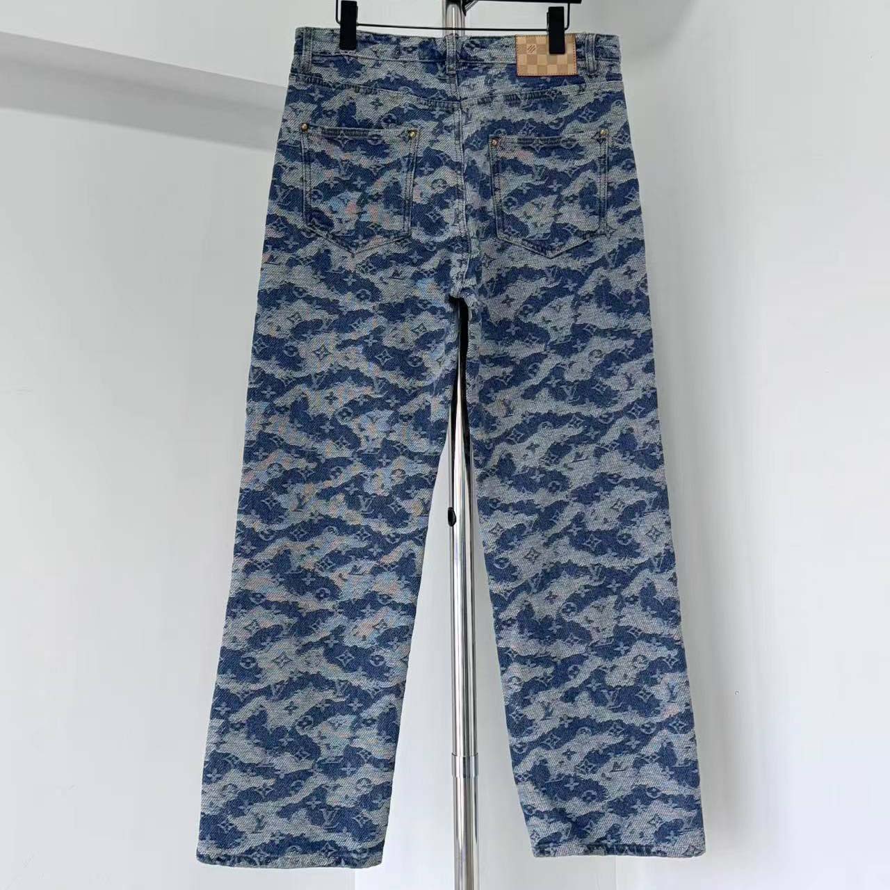 Louis Vuitton Monogram Denim Skate Pants - DopestKickz