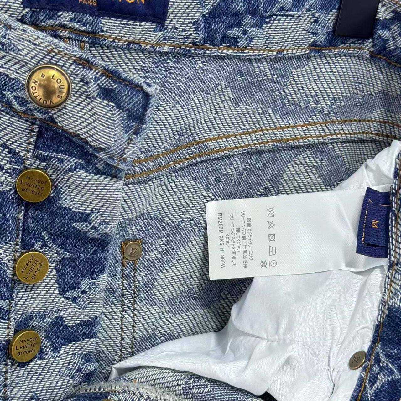 Louis Vuitton Monogram Denim Skate Pants - DopestKickz