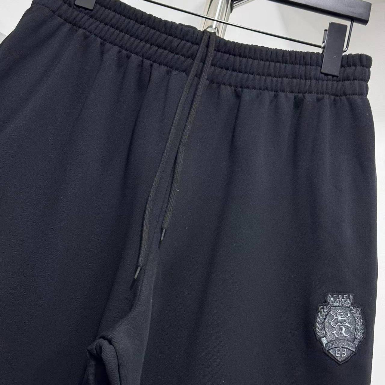 Balenciaga 3B Football Baggy Sweatpants In Black - DopestKickz