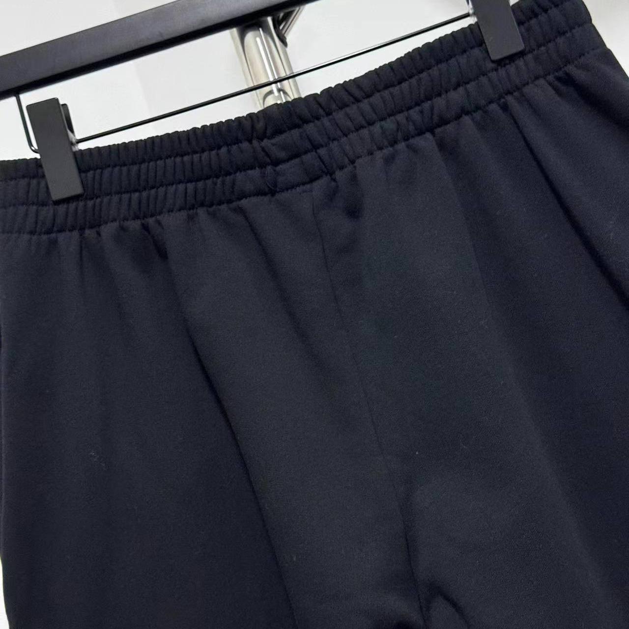 Balenciaga 3B Football Baggy Sweatpants In Black - DopestKickz