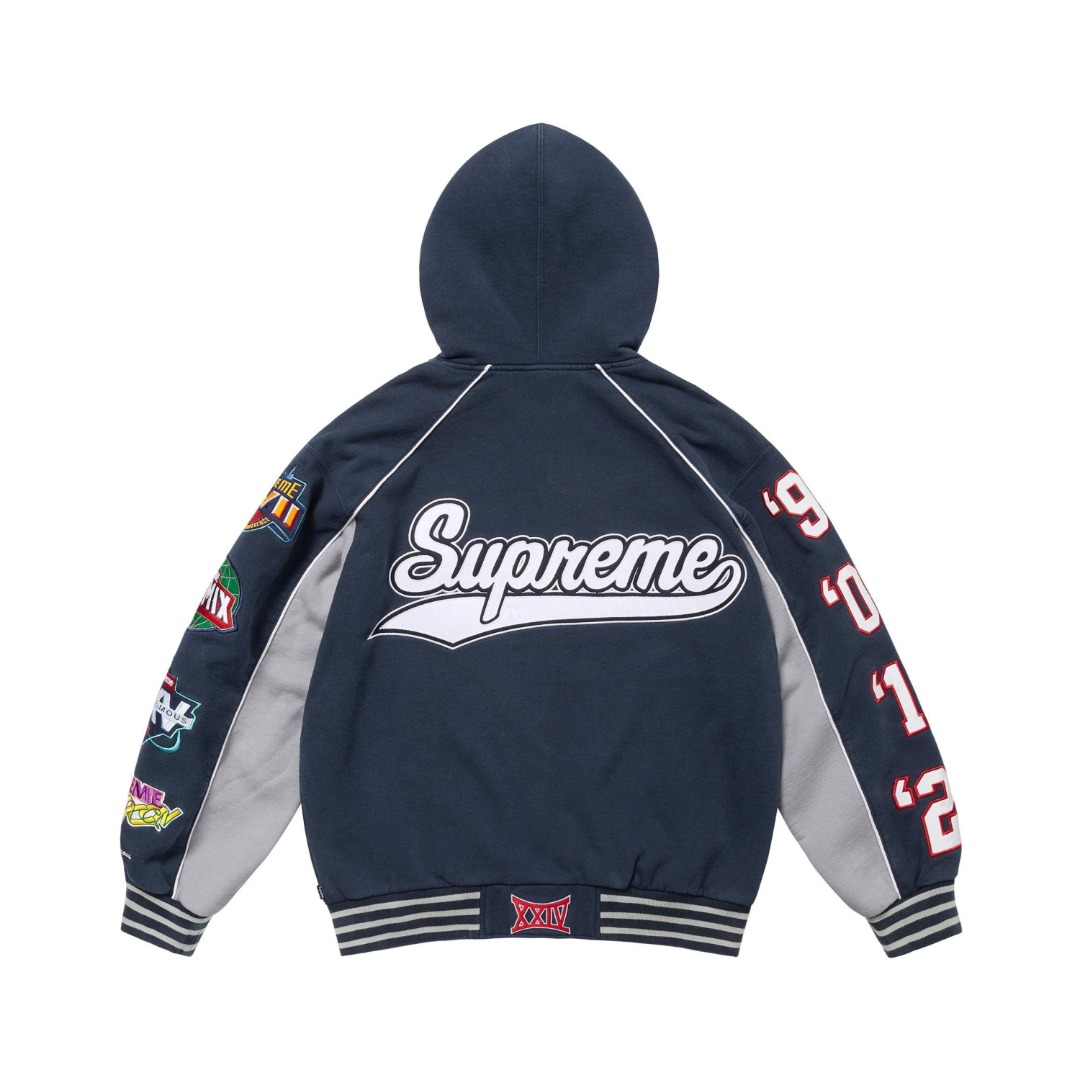 Supreme Playoffs Zip -up Hooded Sweater - DopestKickz