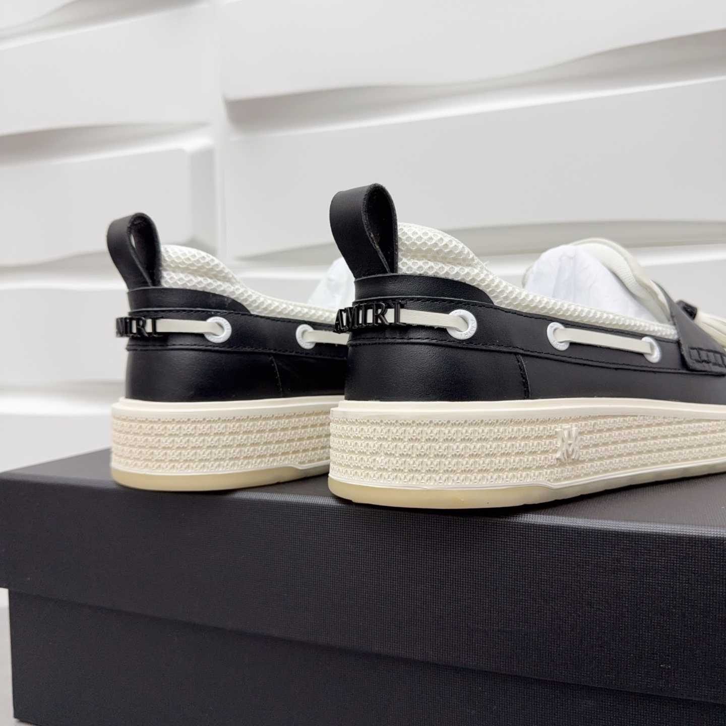 Amiri Men's Black Loafers Leather - DopestKickz