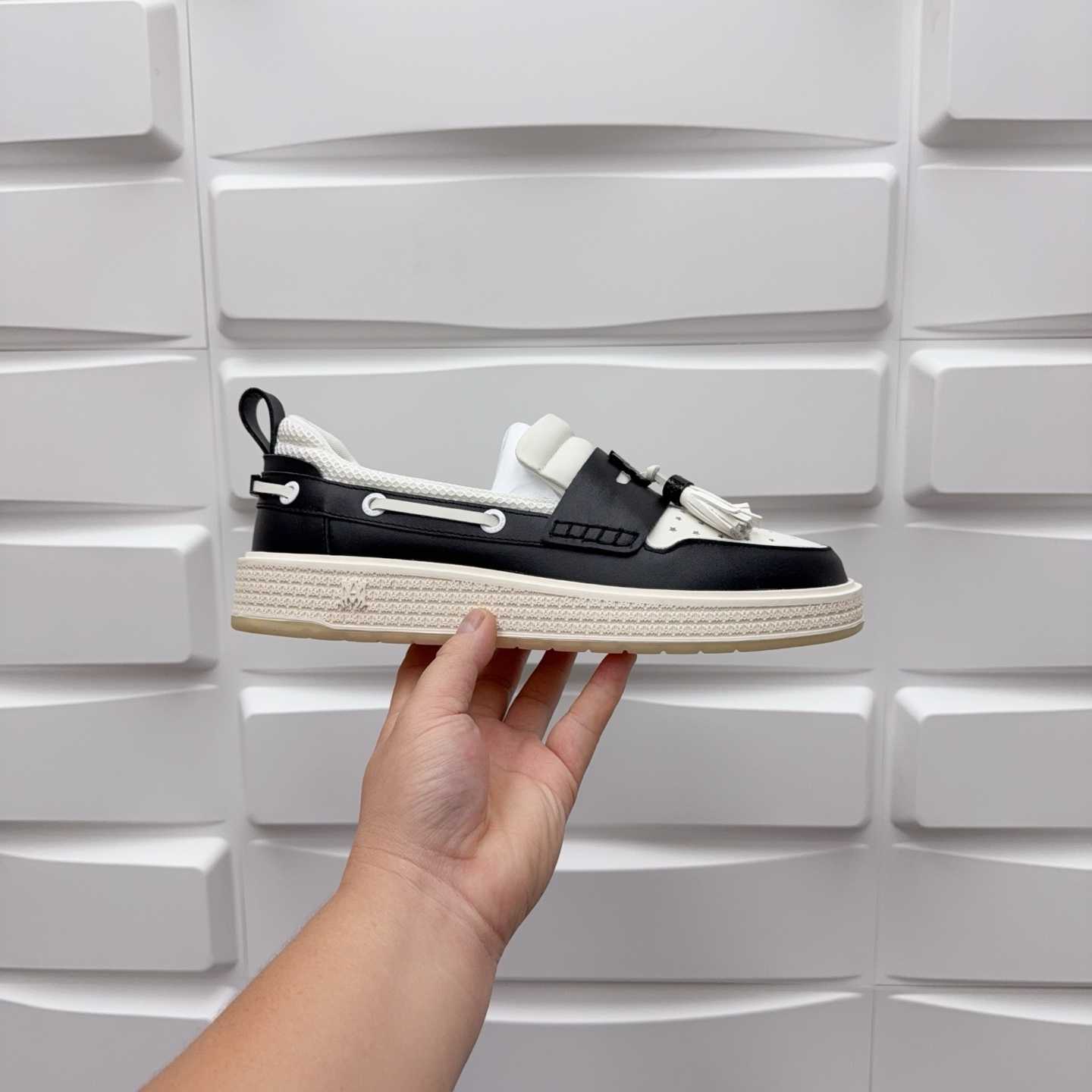 Amiri Men's Black Loafers Leather - DopestKickz