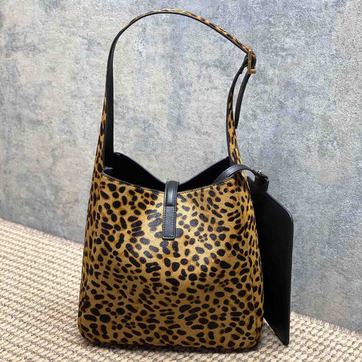 Saint Laurent LE 5 À 7 Supple Small In Pony Hair Leather - DopestKickz