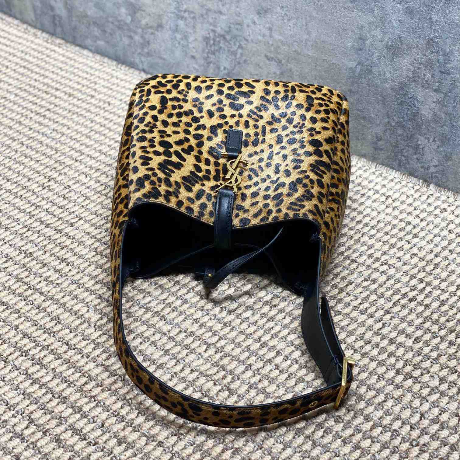 Saint Laurent LE 5 À 7 Supple Small In Pony Hair Leather - DopestKickz