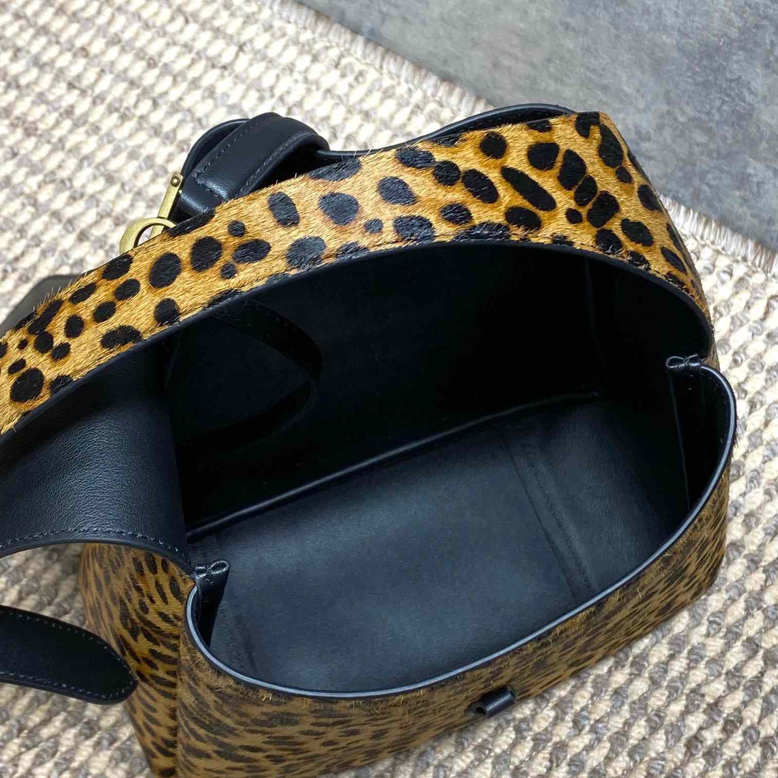 Saint Laurent LE 5 À 7 Supple Small In Pony Hair Leather - DopestKickz