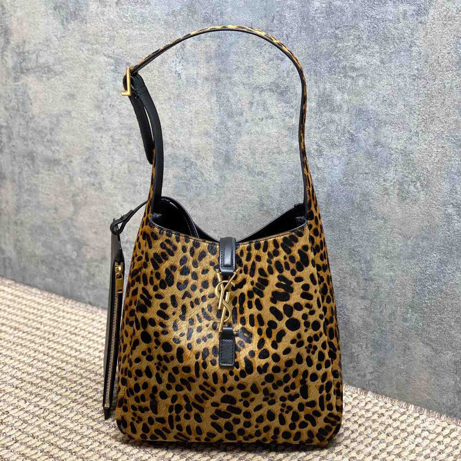 Saint Laurent LE 5 À 7 Supple Small In Pony Hair Leather - DopestKickz