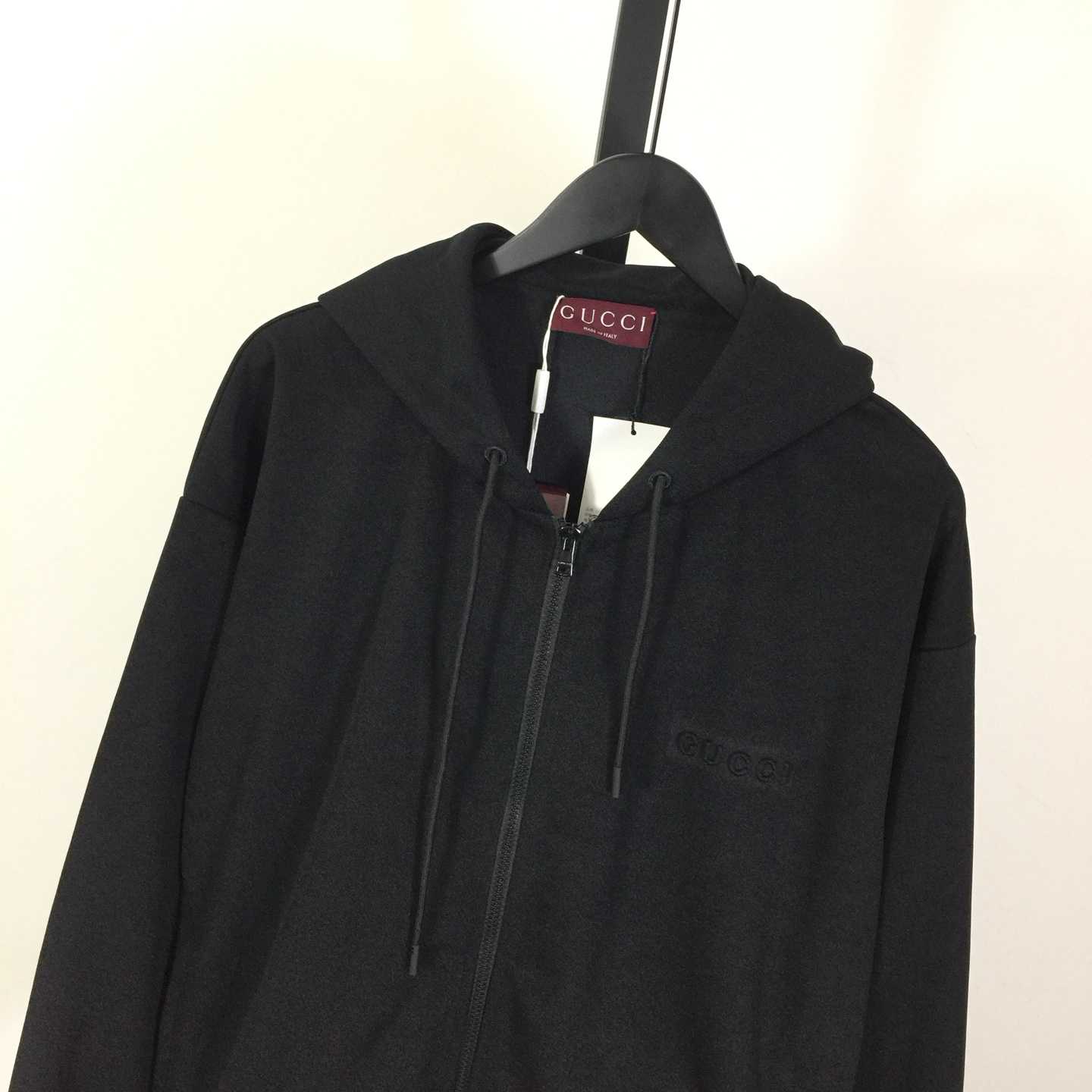 Gucci Technical Jersey Hooded Zip Jacket - DopestKickz