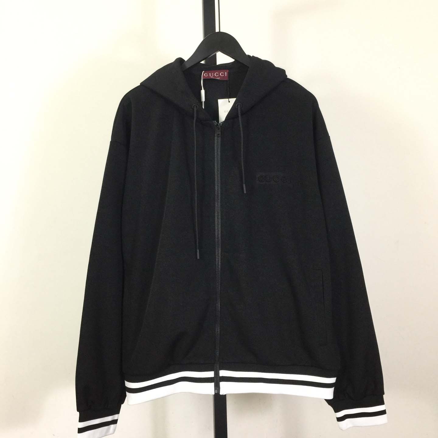 Gucci Technical Jersey Hooded Zip Jacket - DopestKickz