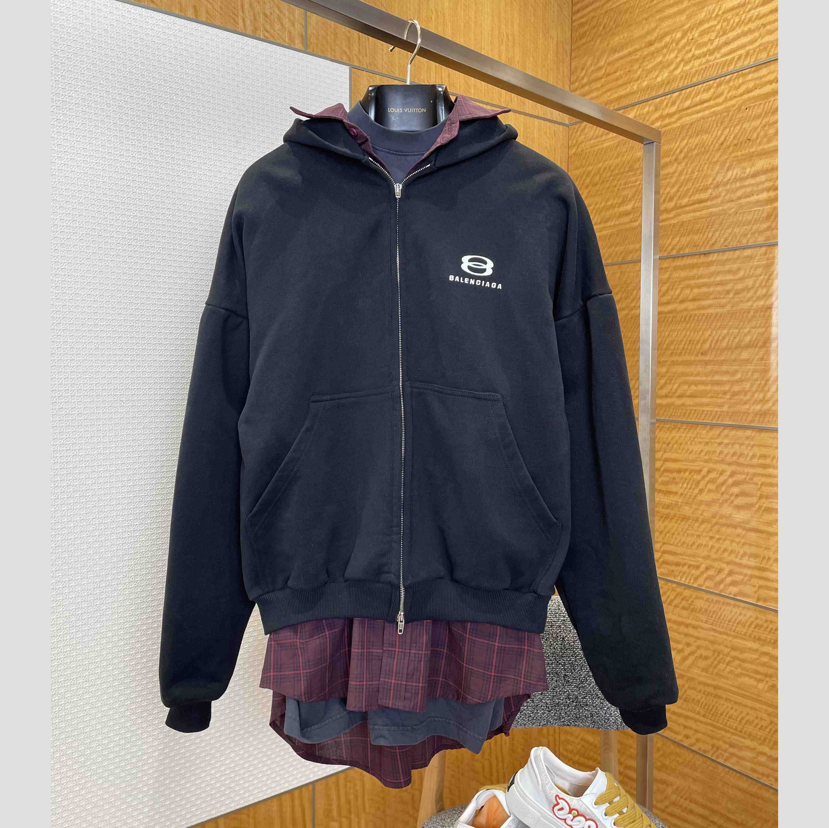 Balenciaga Unity Sports Icon Layered Oversized Hoodie - DopestKickz