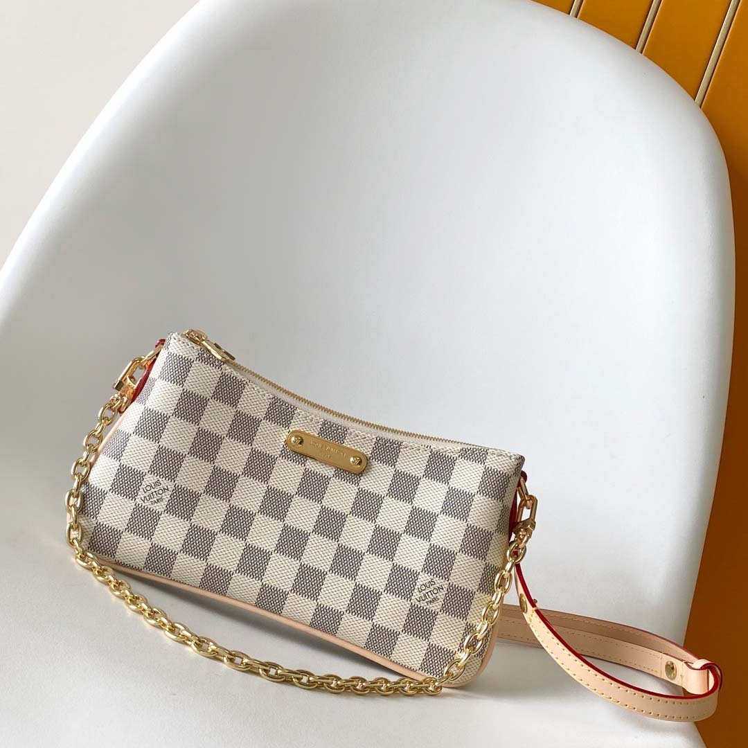 Louis Vuitton Pochette Liv Damier Azur   N00228 - DopestKickz