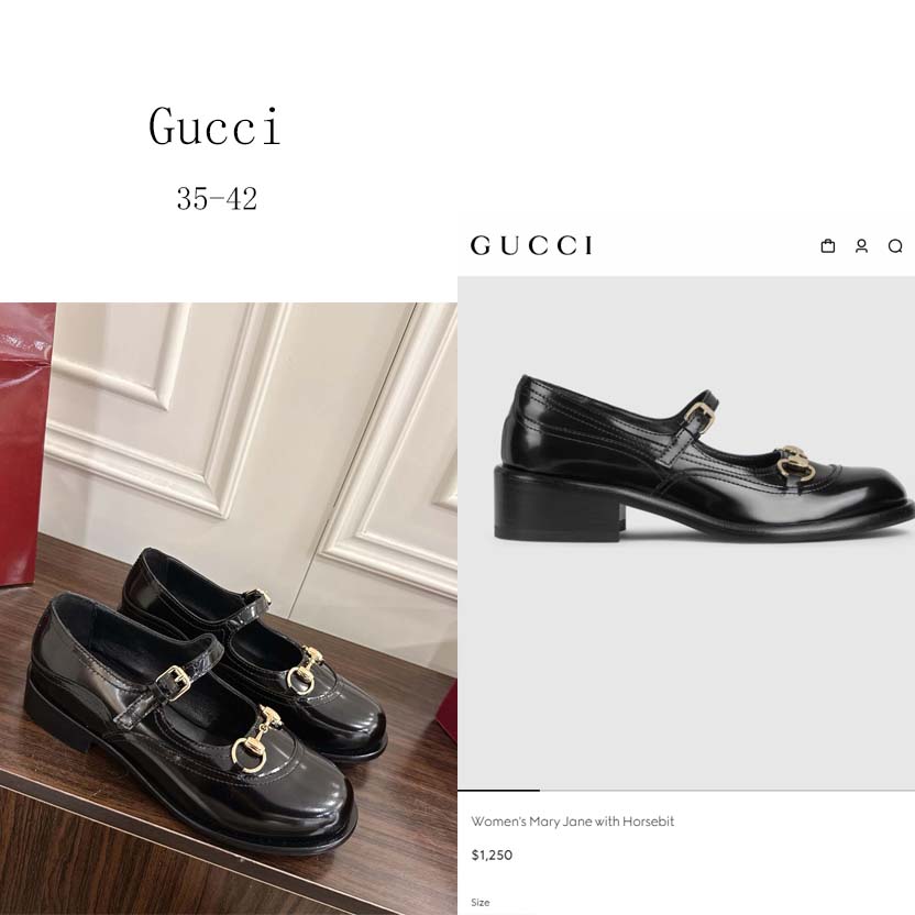 Gucci Women's Mary Jane With Horsebit - DopestKickz