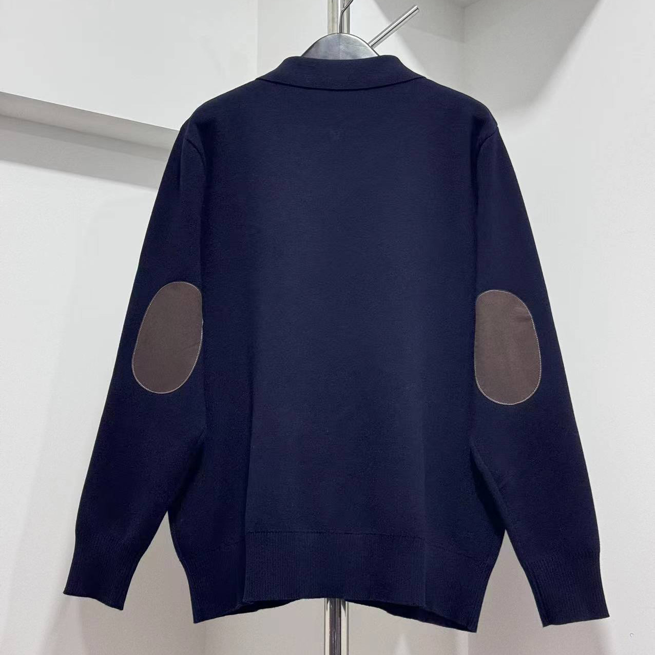 Miu Miu Wool And Leather Zipper Cardigan - DopestKickz