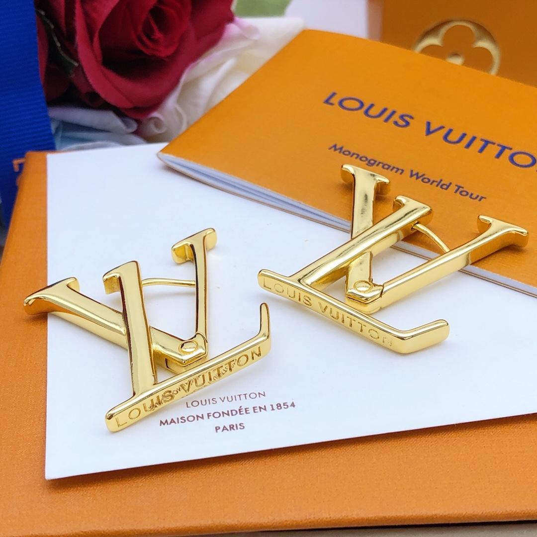 Louis Vuitton Macro LV Earrings - DopestKickz