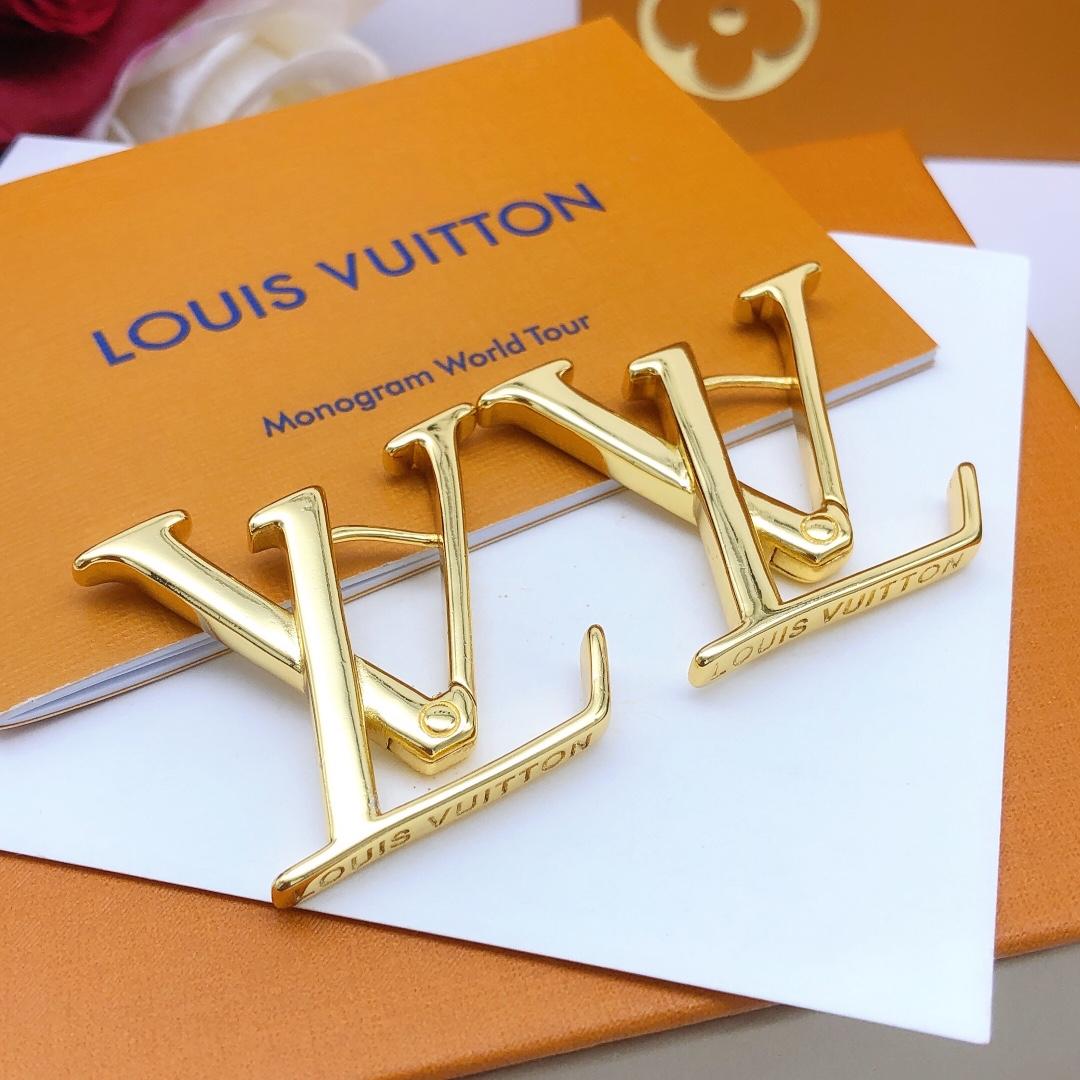 Louis Vuitton Macro LV Earrings - DopestKickz
