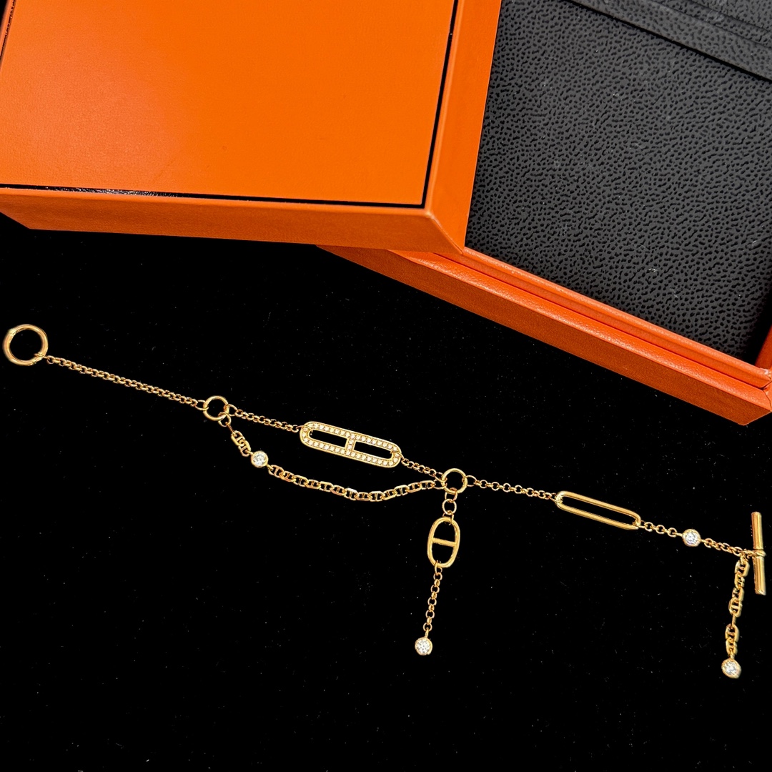 Hermes Chaine D'ancre Chaos Bracelet - DopestKickz