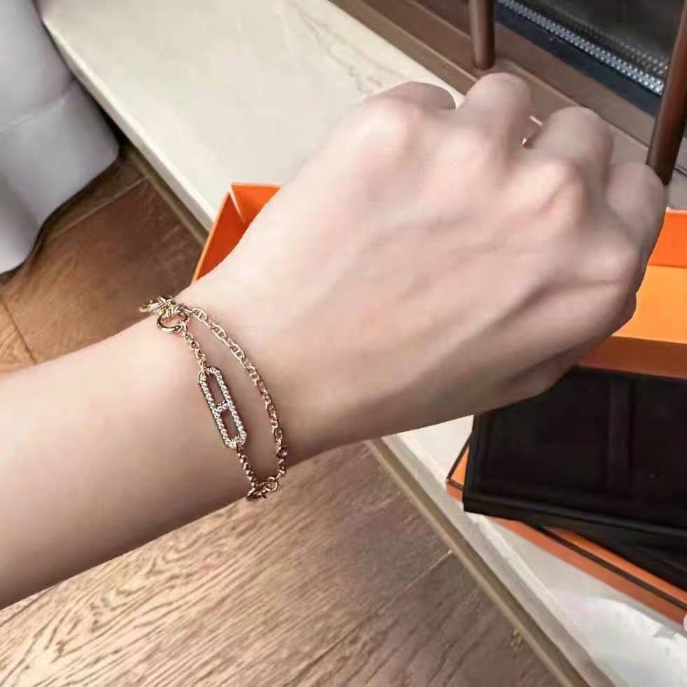 Hermes Chaine D'ancre Chaos Bracelet - DopestKickz