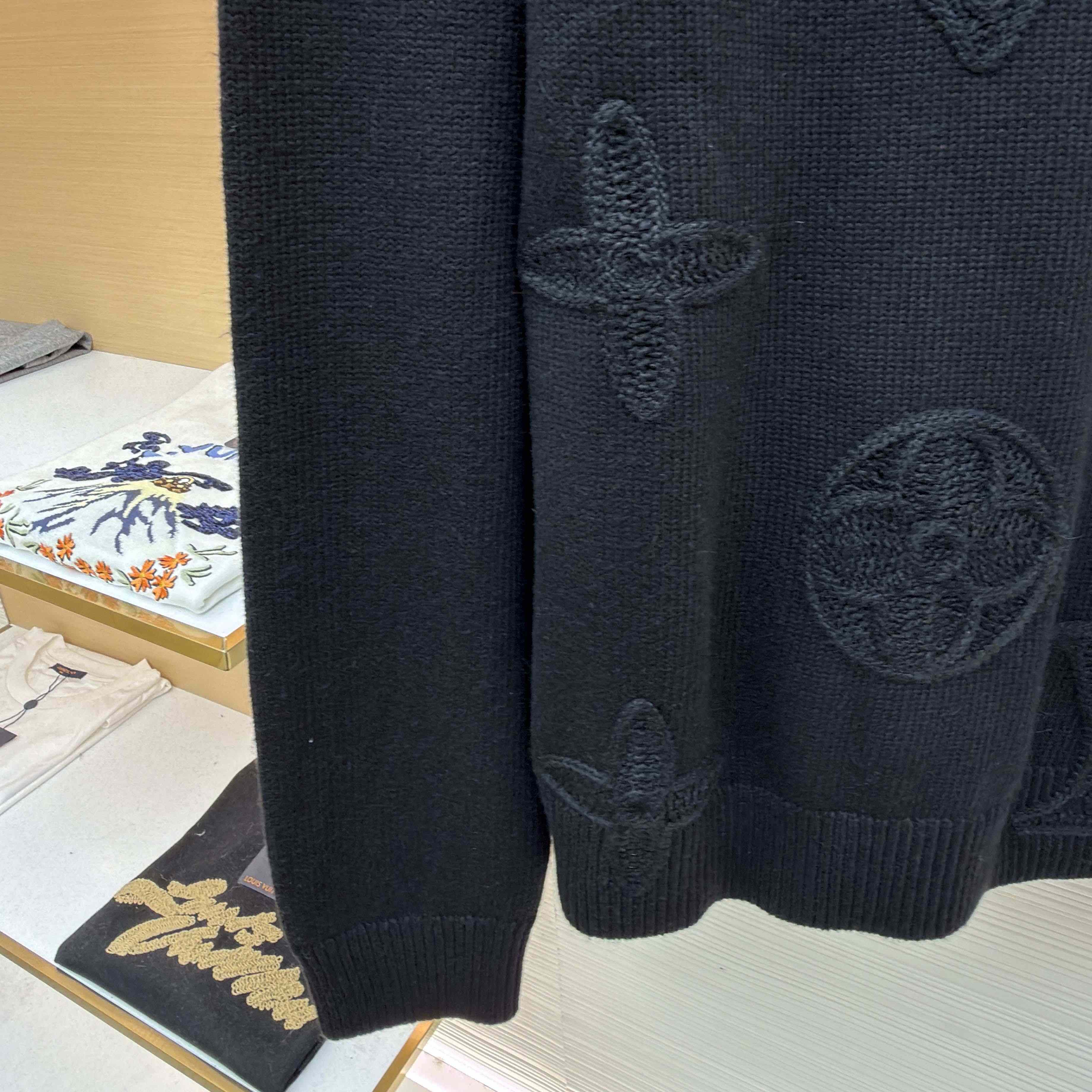 Louis Vuitton Embellished Knitted Crewneck  - DopestKickz