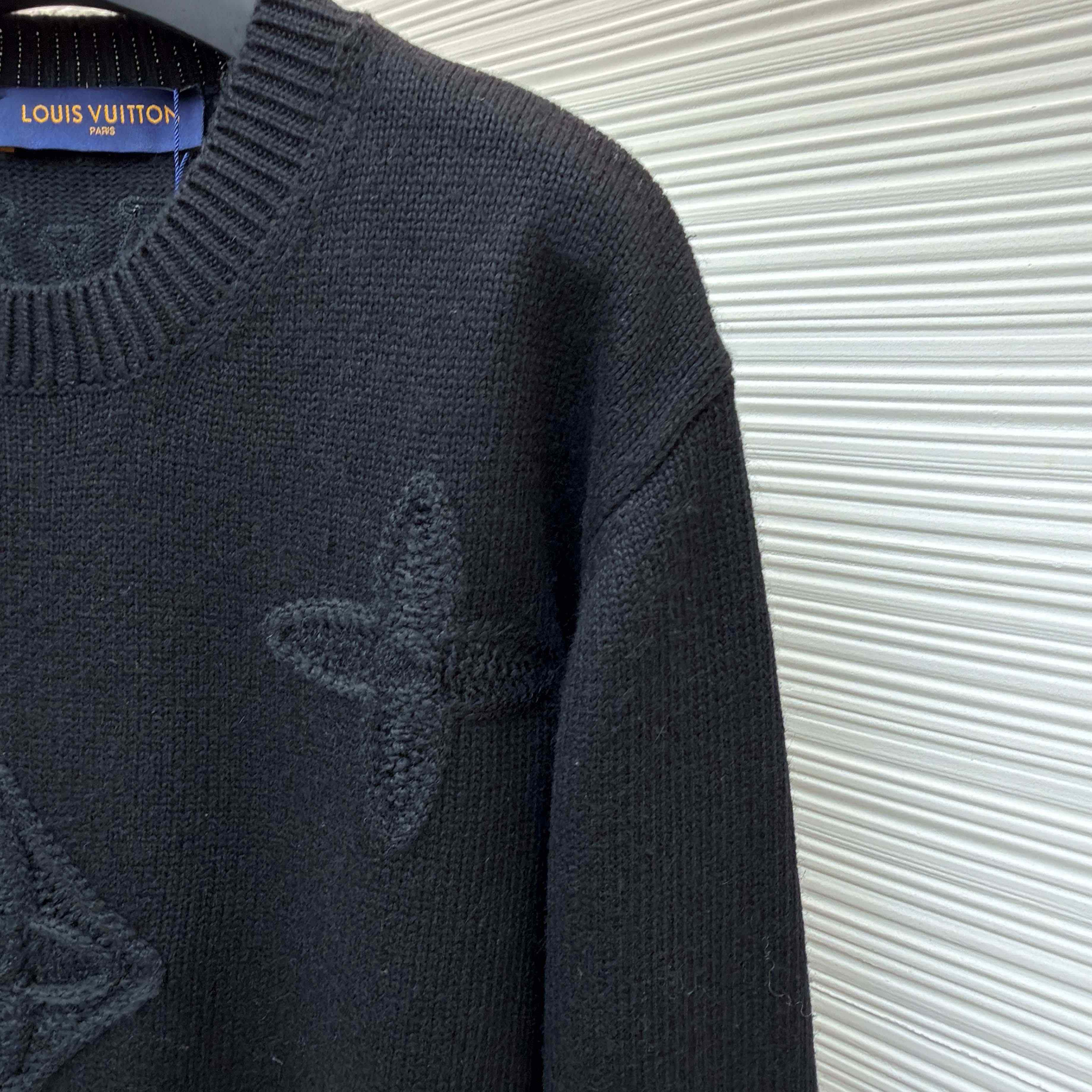 Louis Vuitton Embellished Knitted Crewneck  - DopestKickz