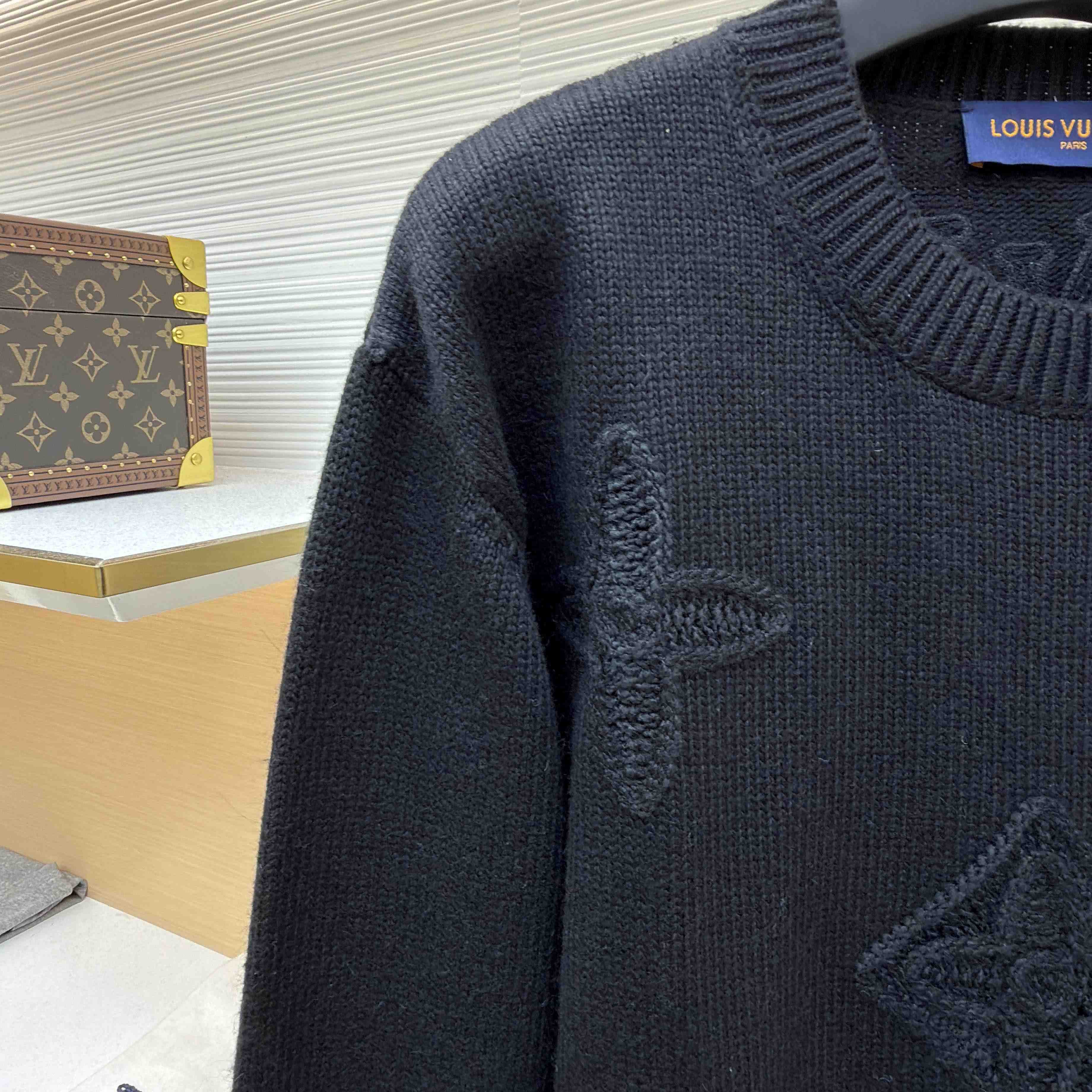 Louis Vuitton Embellished Knitted Crewneck  - DopestKickz