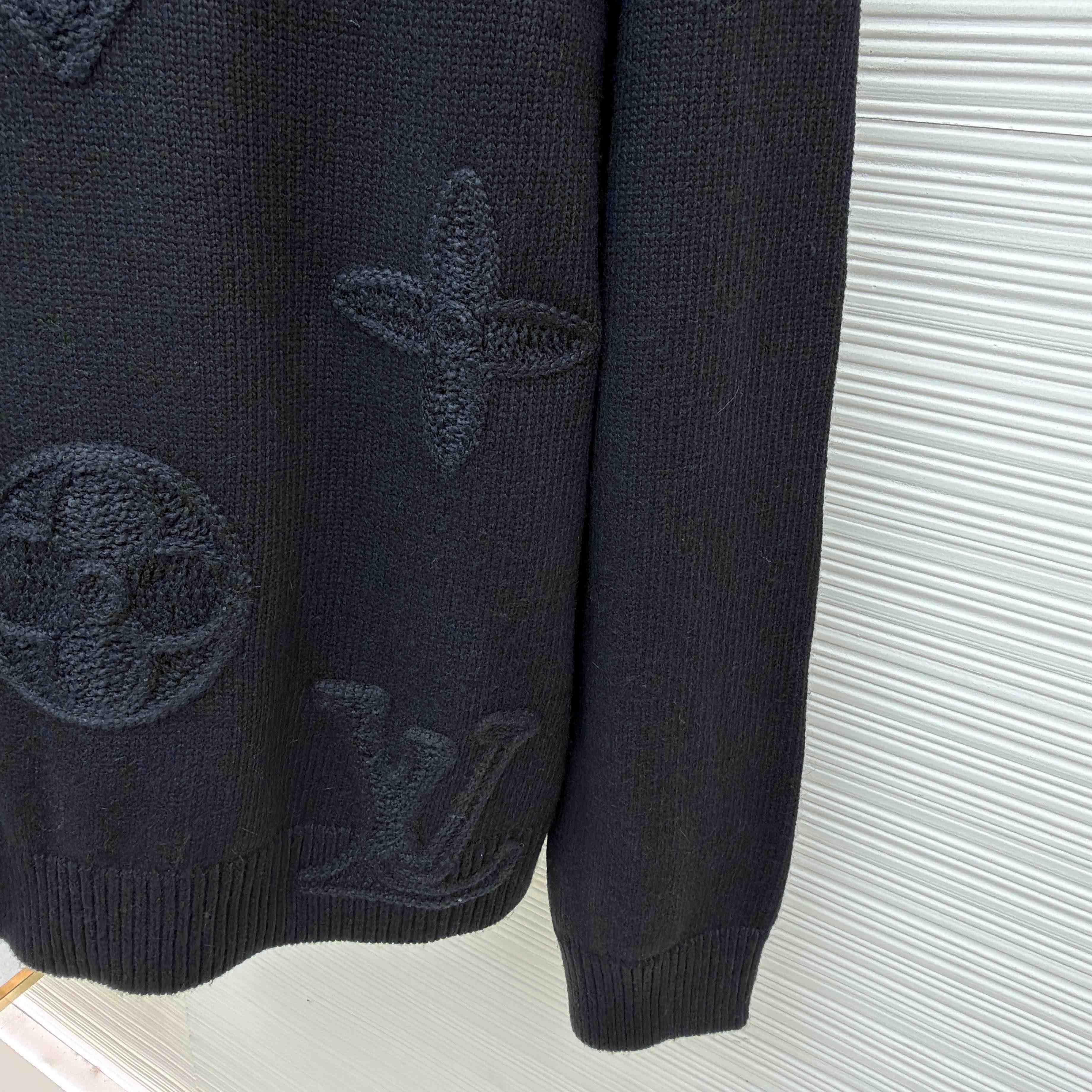 Louis Vuitton Embellished Knitted Crewneck  - DopestKickz