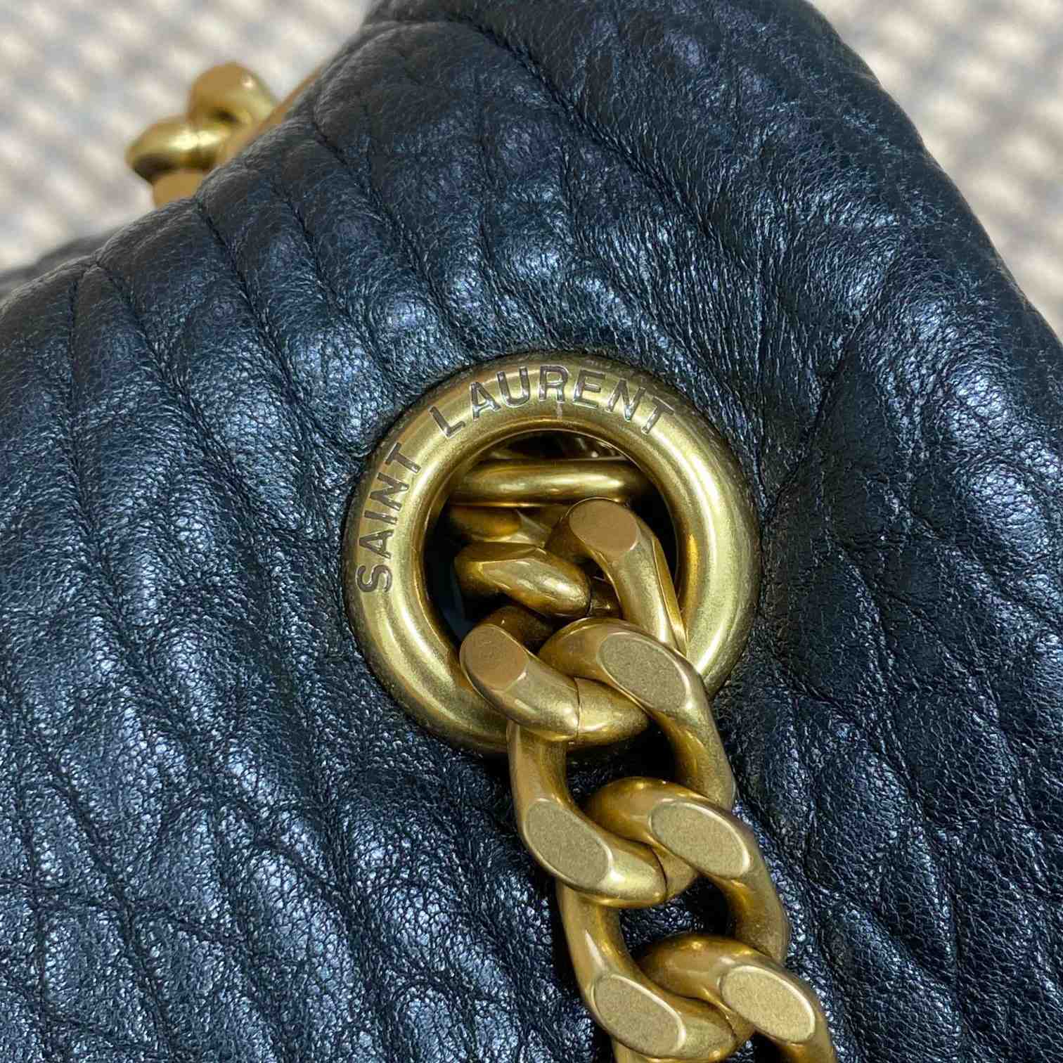 Saint Laurent Calypso Large In Grained Lambskin   - DopestKickz