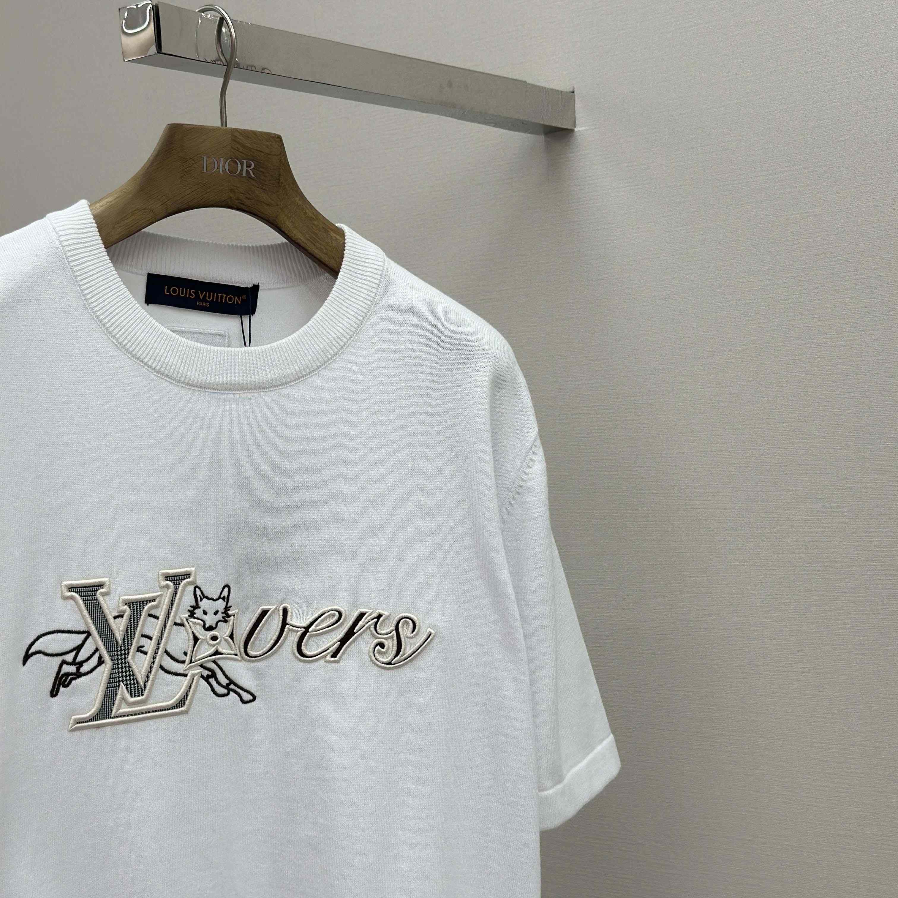 Louis Vuitton Short-Sleeved Crewneck   - DopestKickz