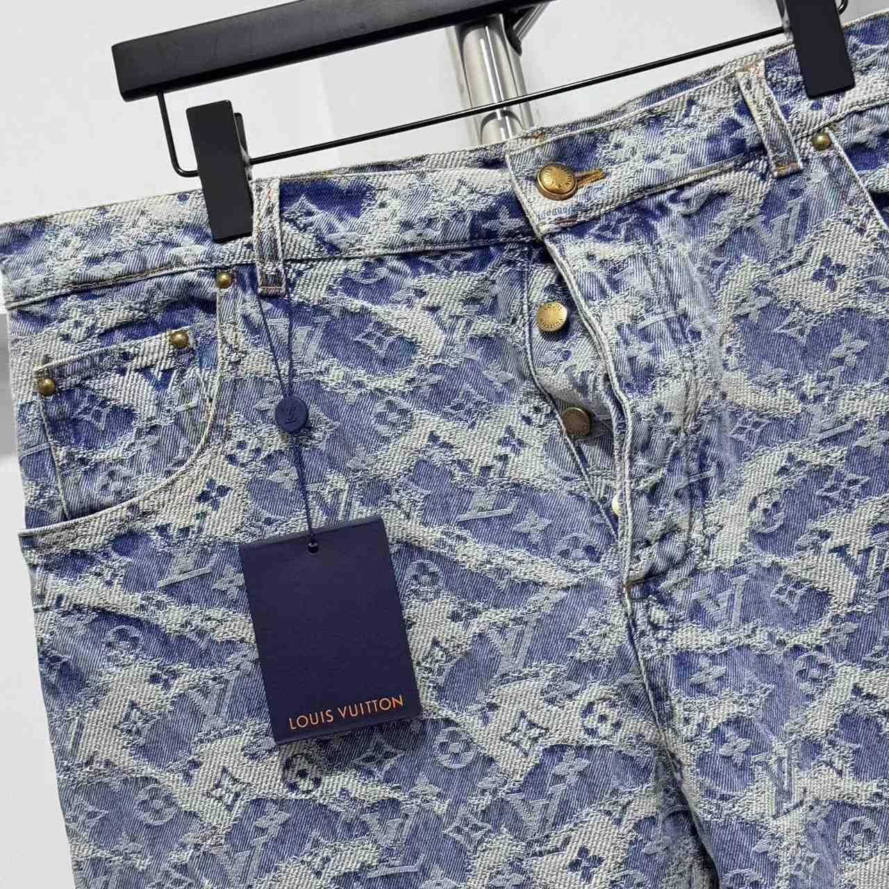Louis Vuitton Monogram Denim Jeans - DopestKickz