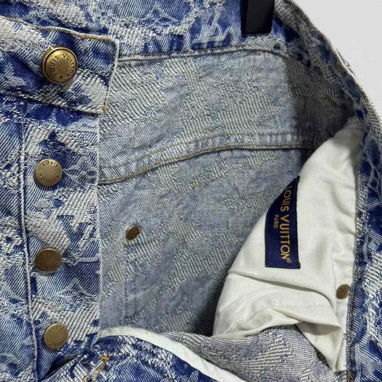 Louis Vuitton Monogram Denim Jeans - DopestKickz