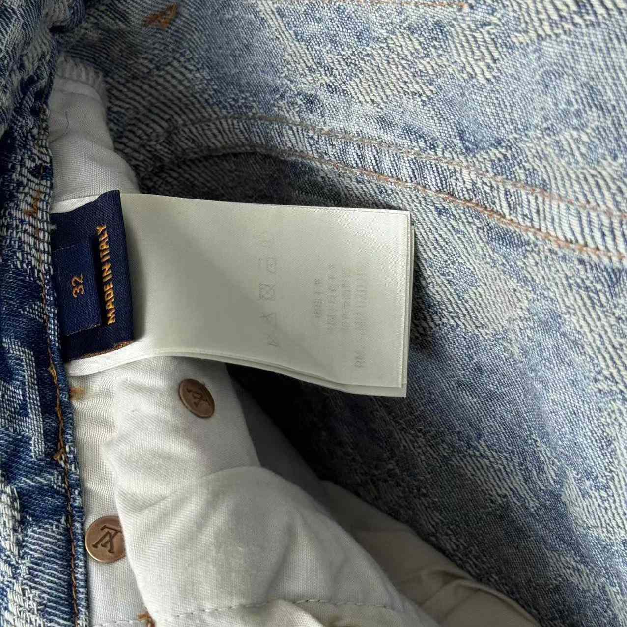 Louis Vuitton Monogram Denim Jeans - DopestKickz