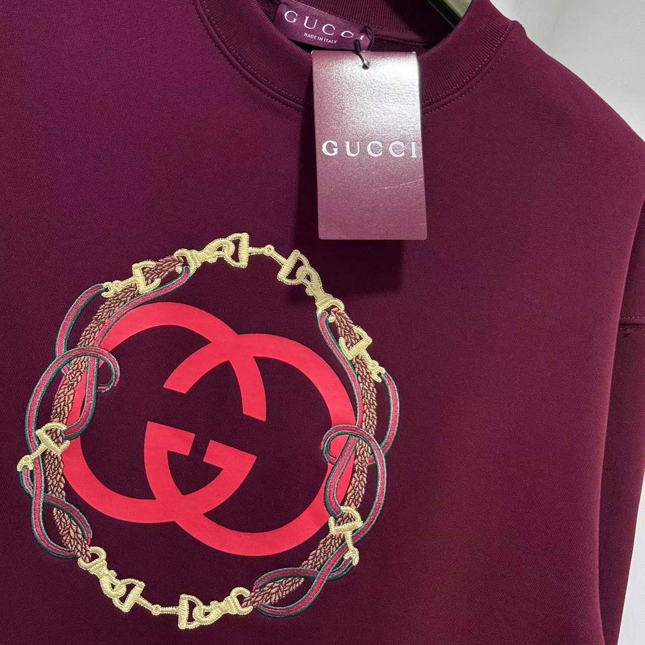 Gucci Cotton Jersey Sweatshirt With Print - DopestKickz