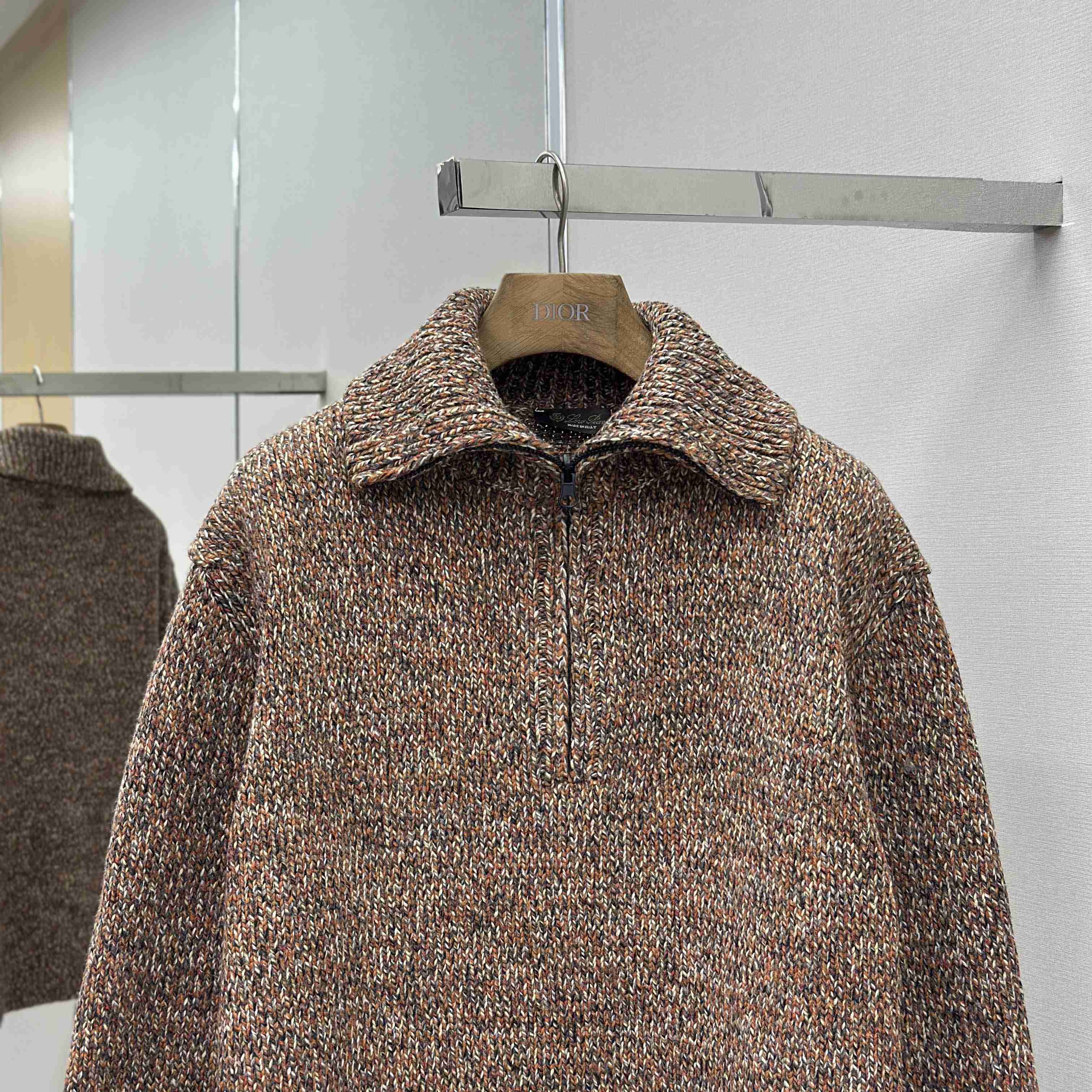 Loro Piana Cashmere Half-Zip Rollneck Sweater - DopestKickz