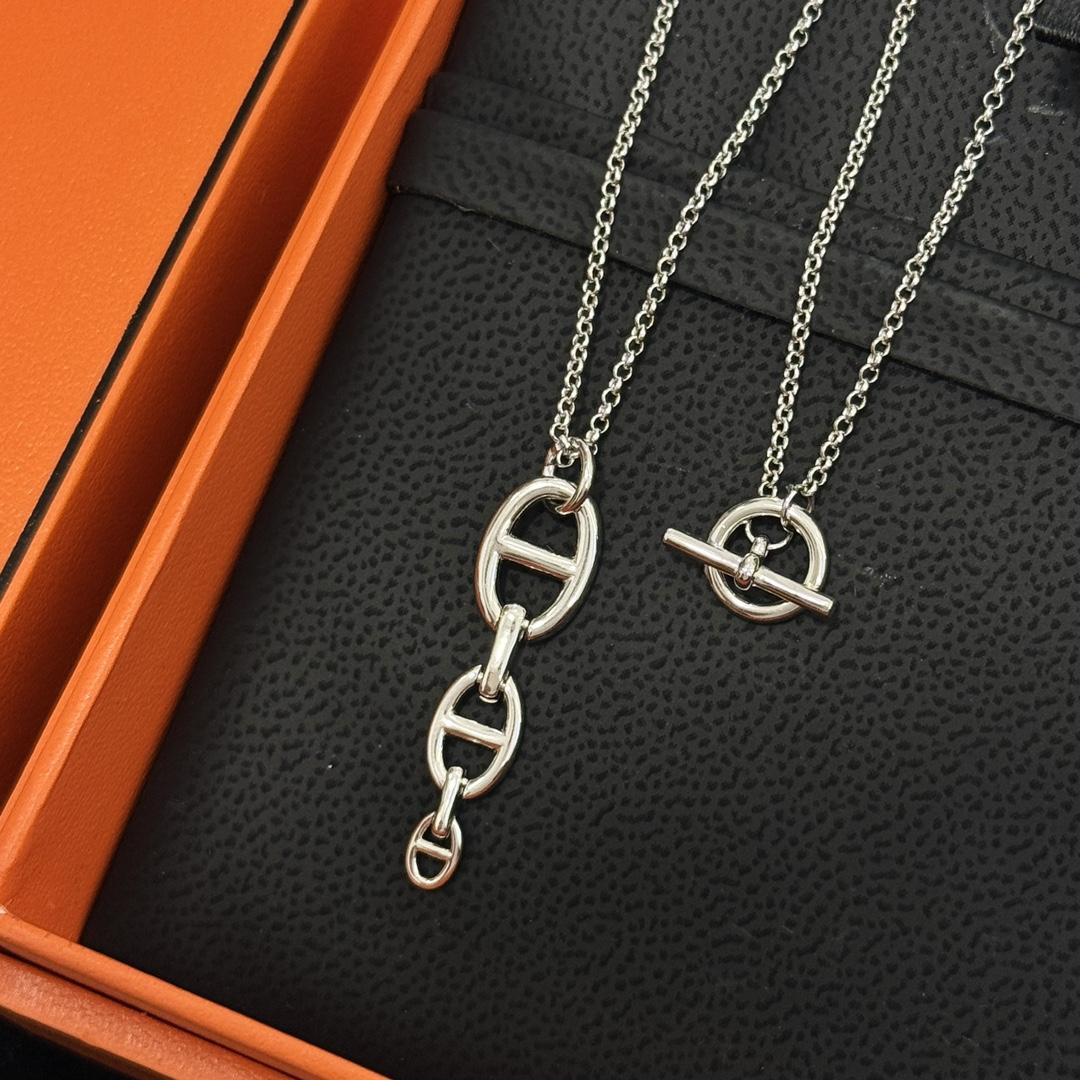 Hermès Pre-Owned 2010s Chaîne d'Ancre Necklace - DopestKickz