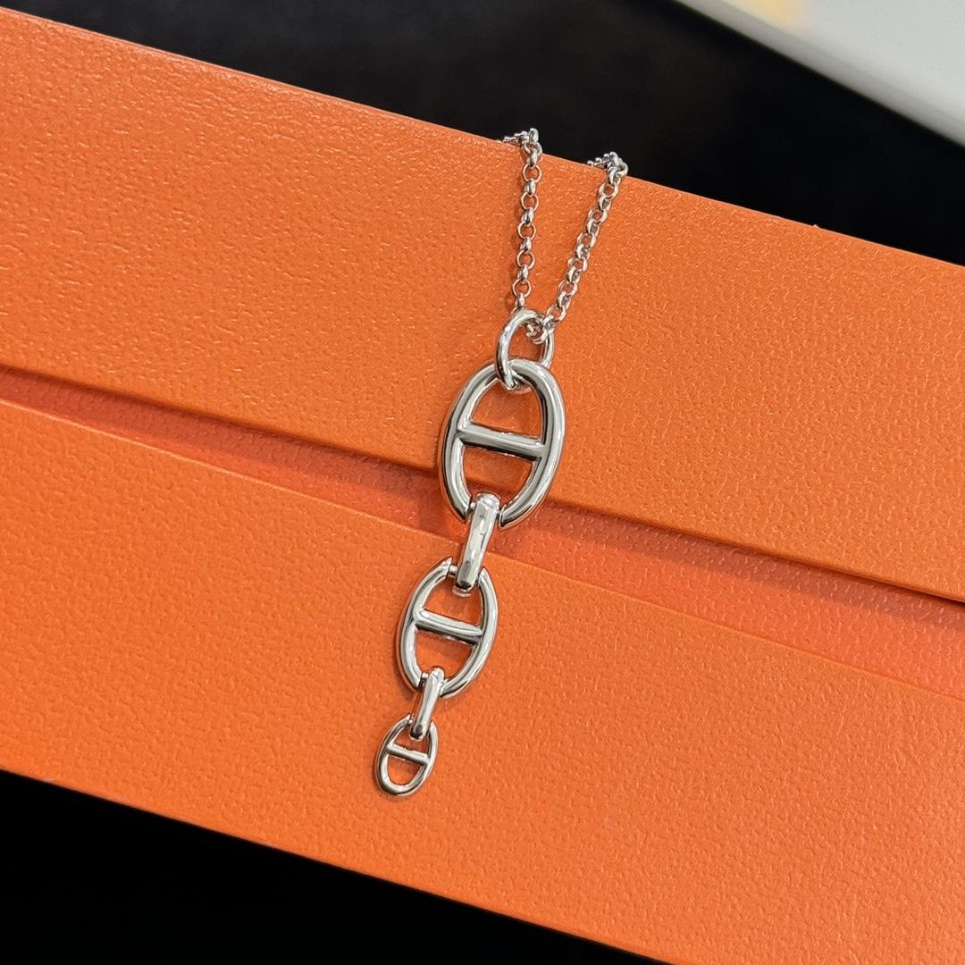 Hermès Pre-Owned 2010s Chaîne d'Ancre Necklace - DopestKickz