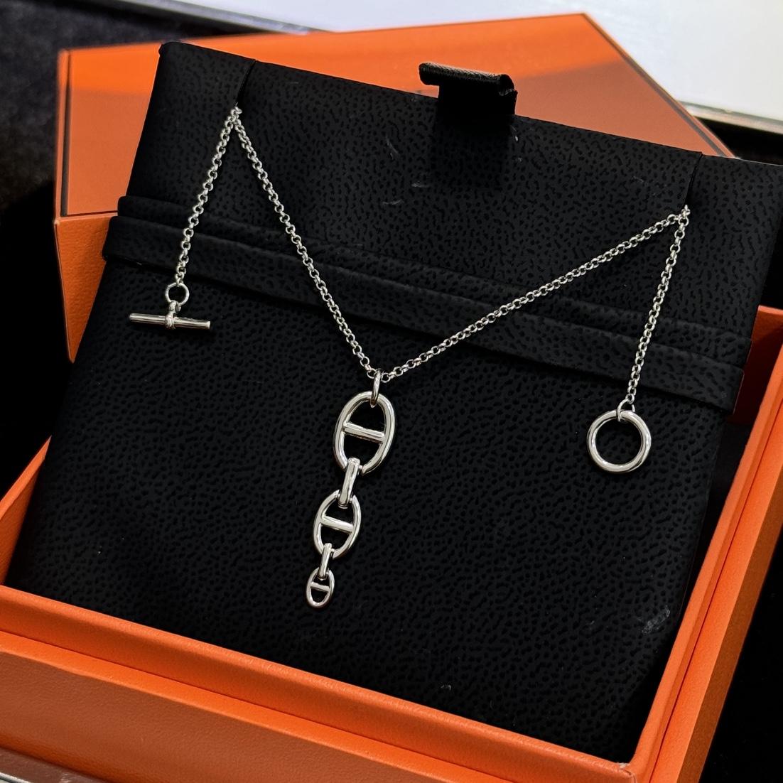 Hermès Pre-Owned 2010s Chaîne d'Ancre Necklace - DopestKickz