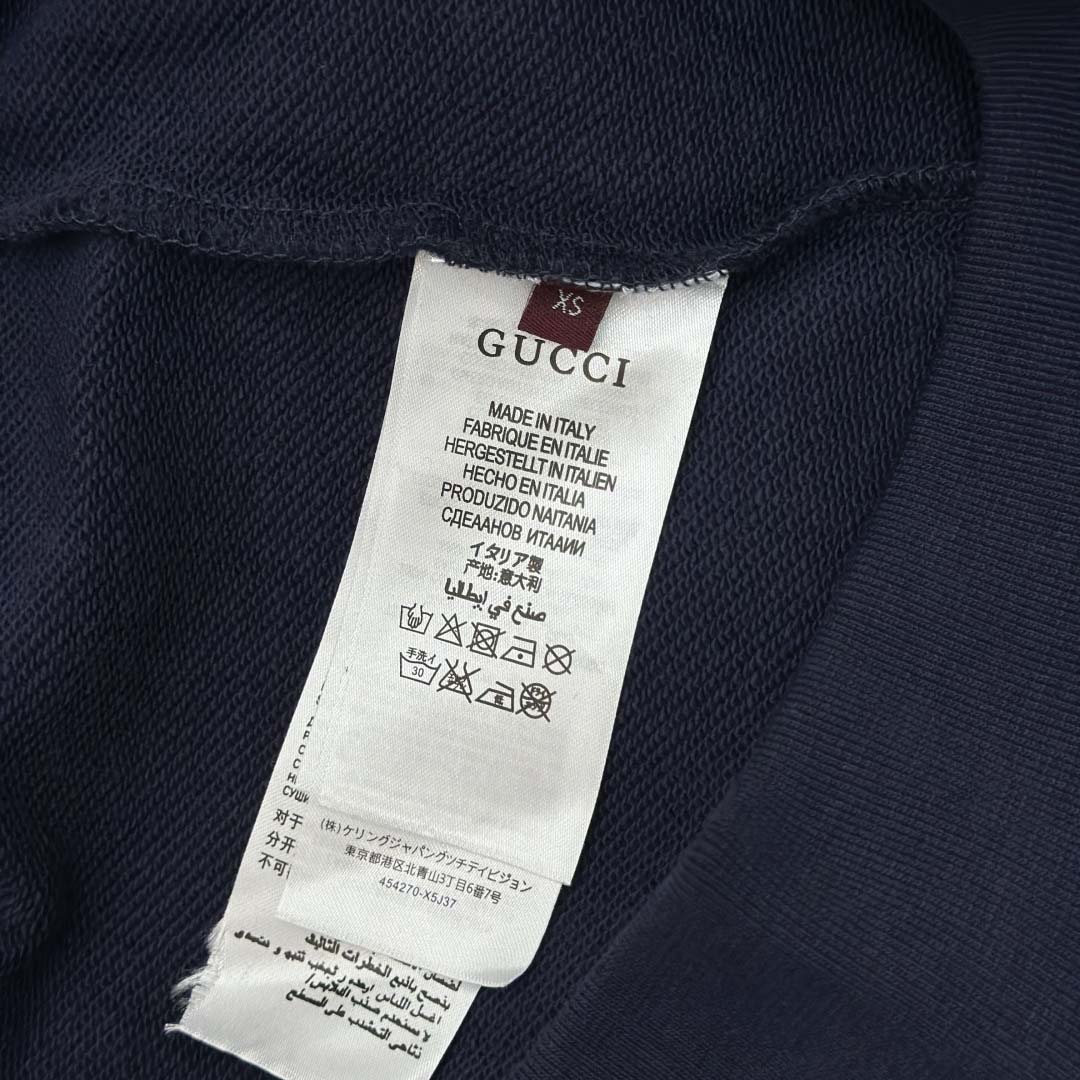 Gucci Printed Cotton Jersey Hooded Sweatshirt - DopestKickz