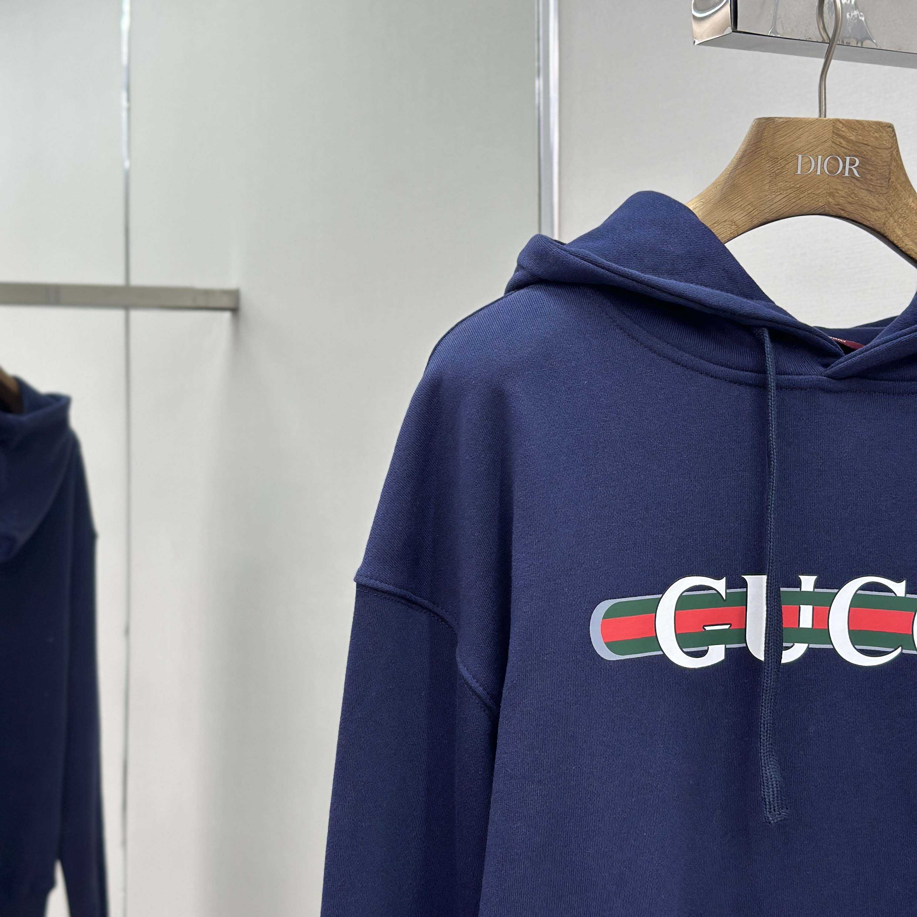 Gucci Printed Cotton Jersey Hooded Sweatshirt - DopestKickz